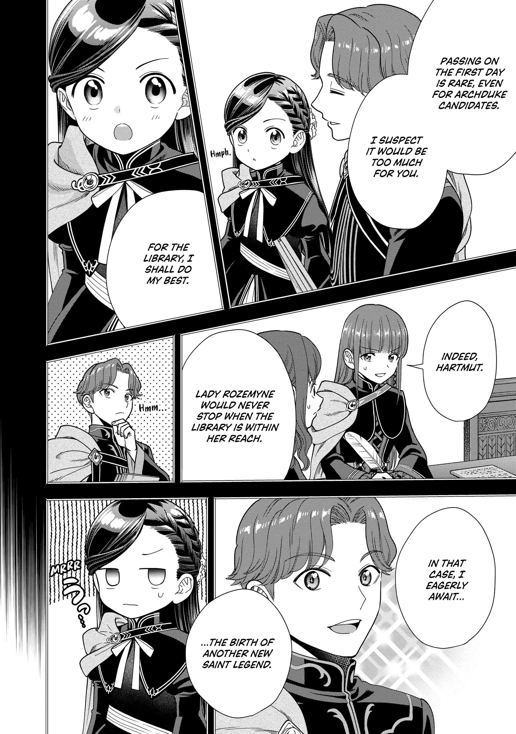 Honzuki No Gekokujou ~Shisho Ni Naru Tame Ni Wa Shudan Wo Erandeiraremasen~ Dai 4-Bu 「 Kizokuin No Toshokan Wo Sukuitai!」 Chapter 18 - page 29