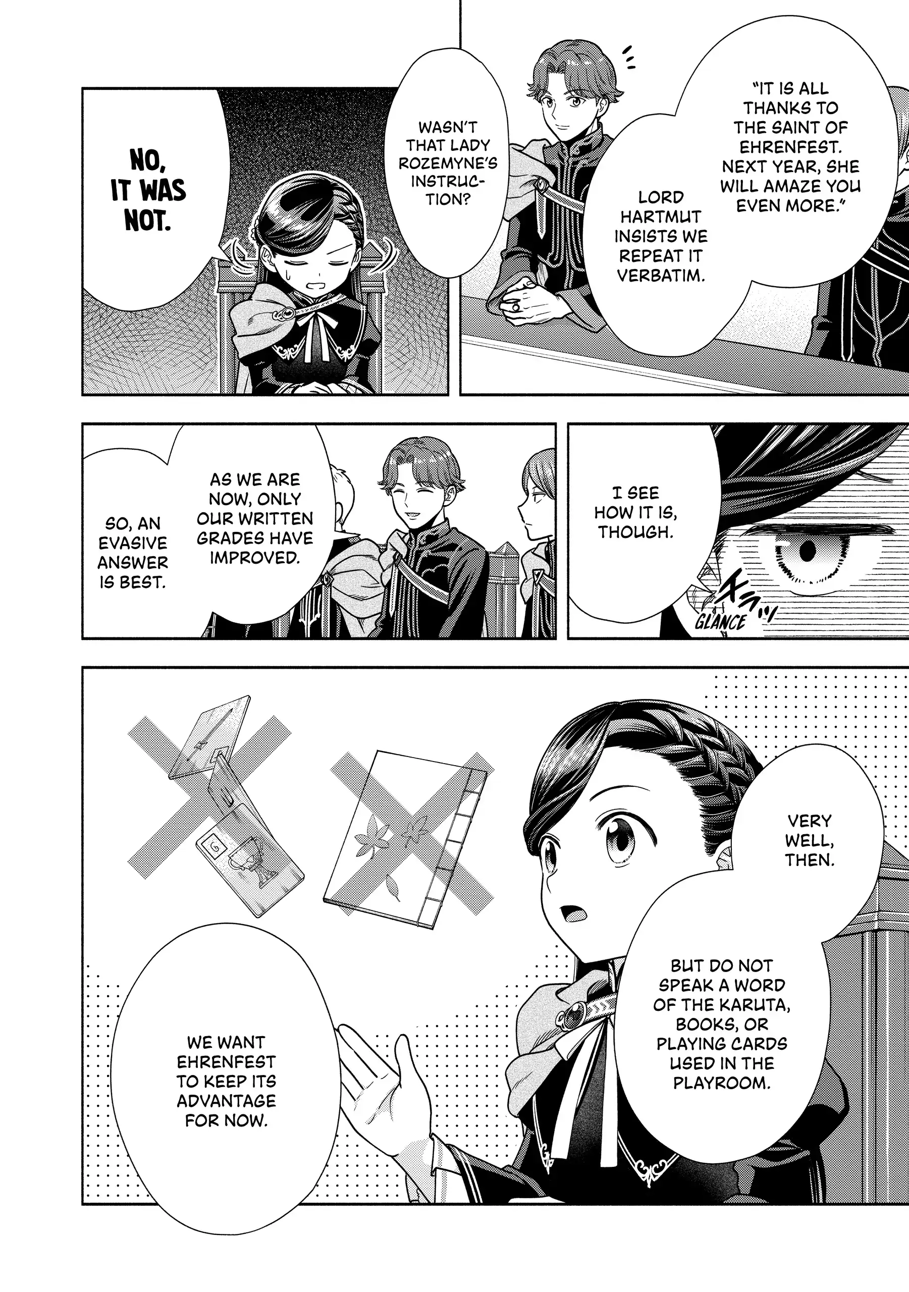 Honzuki No Gekokujou ~Shisho Ni Naru Tame Ni Wa Shudan Wo Erandeiraremasen~ Dai 4-Bu 「 Kizokuin No Toshokan Wo Sukuitai!」 Chapter 19 - page 13