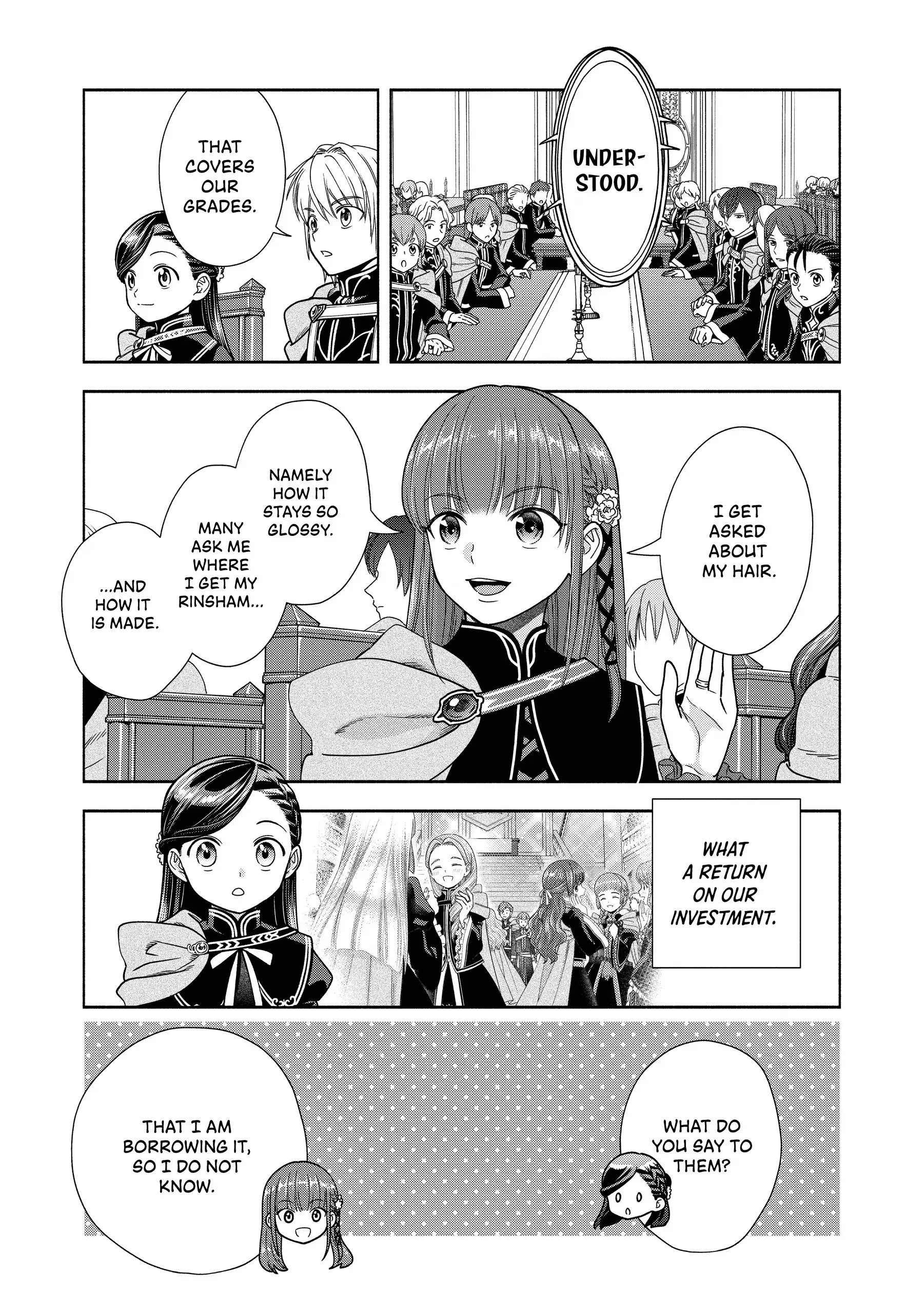 Honzuki No Gekokujou ~Shisho Ni Naru Tame Ni Wa Shudan Wo Erandeiraremasen~ Dai 4-Bu 「 Kizokuin No Toshokan Wo Sukuitai!」 Chapter 19 - page 14