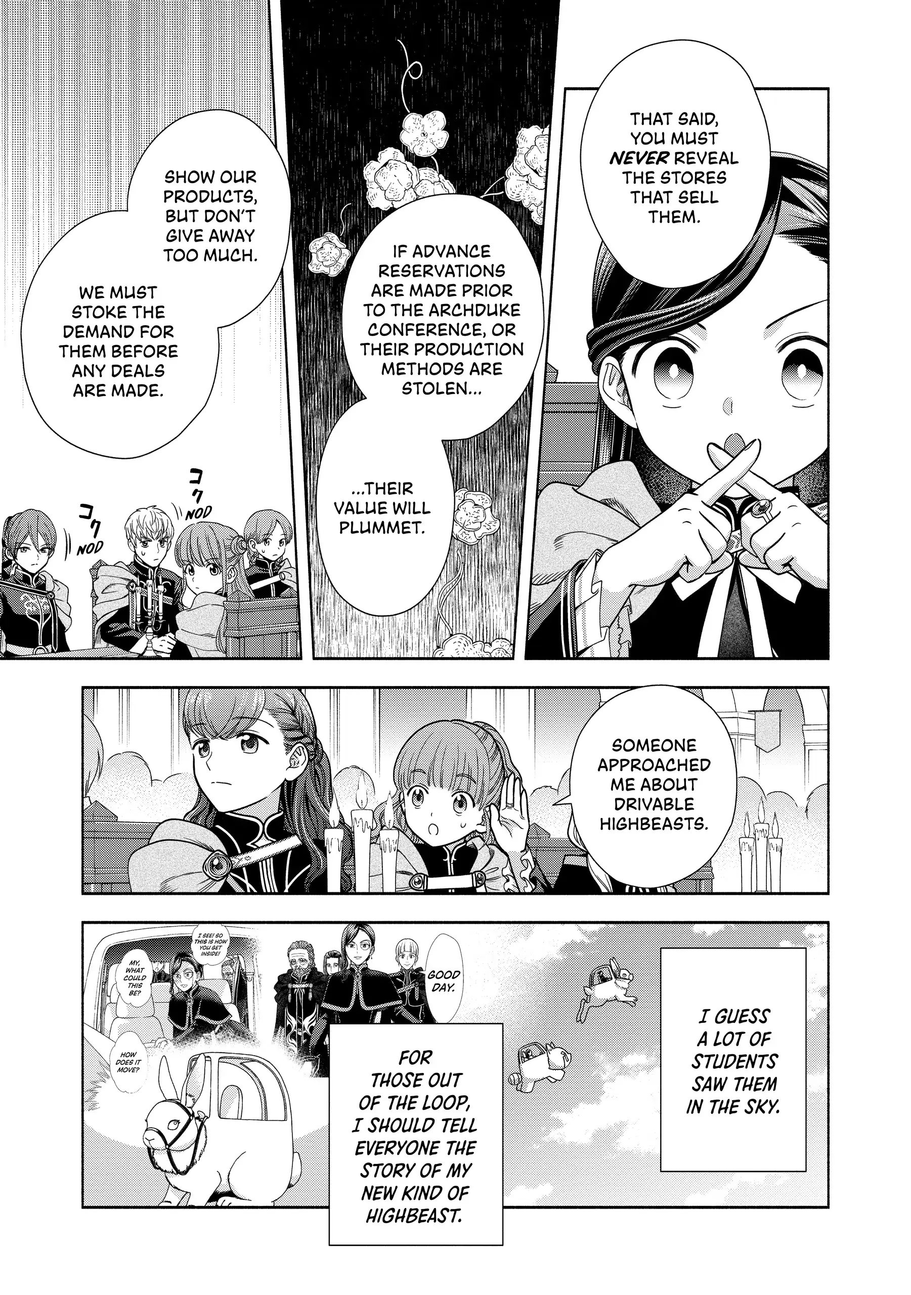 Honzuki No Gekokujou ~Shisho Ni Naru Tame Ni Wa Shudan Wo Erandeiraremasen~ Dai 4-Bu 「 Kizokuin No Toshokan Wo Sukuitai!」 Chapter 19 - page 16