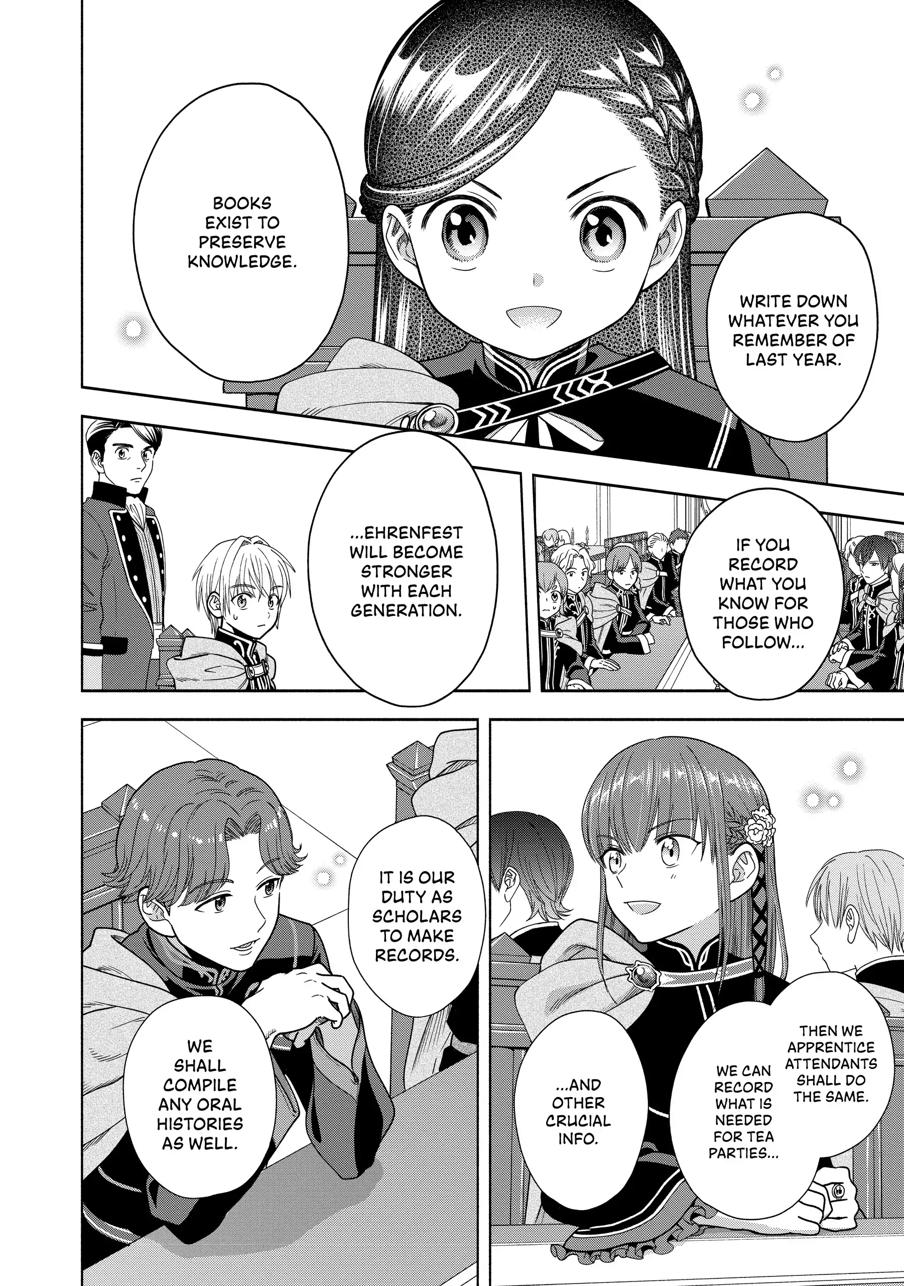 Honzuki No Gekokujou ~Shisho Ni Naru Tame Ni Wa Shudan Wo Erandeiraremasen~ Dai 4-Bu 「 Kizokuin No Toshokan Wo Sukuitai!」 Chapter 19 - page 25
