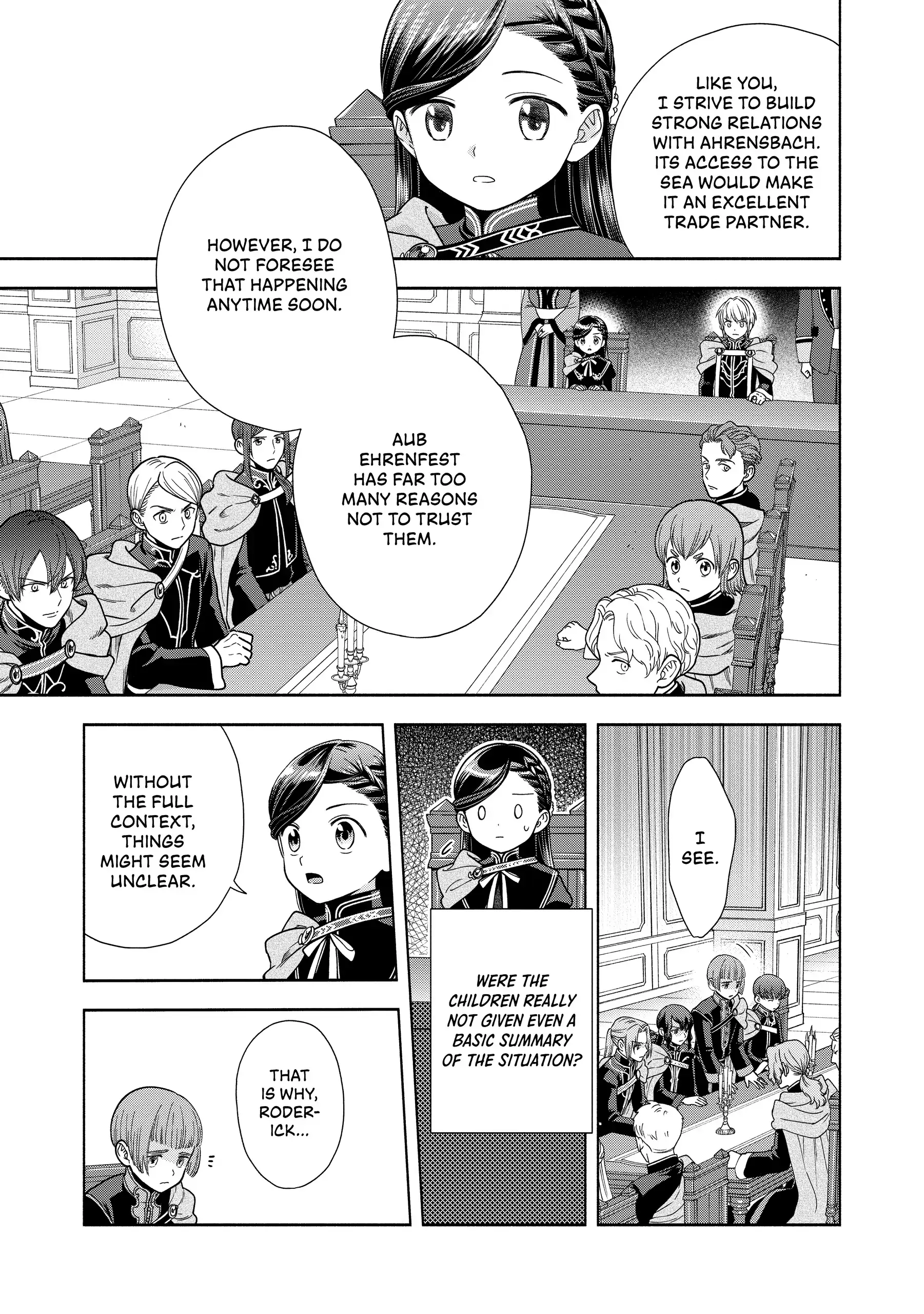 Honzuki No Gekokujou ~Shisho Ni Naru Tame Ni Wa Shudan Wo Erandeiraremasen~ Dai 4-Bu 「 Kizokuin No Toshokan Wo Sukuitai!」 Chapter 20 - page 5