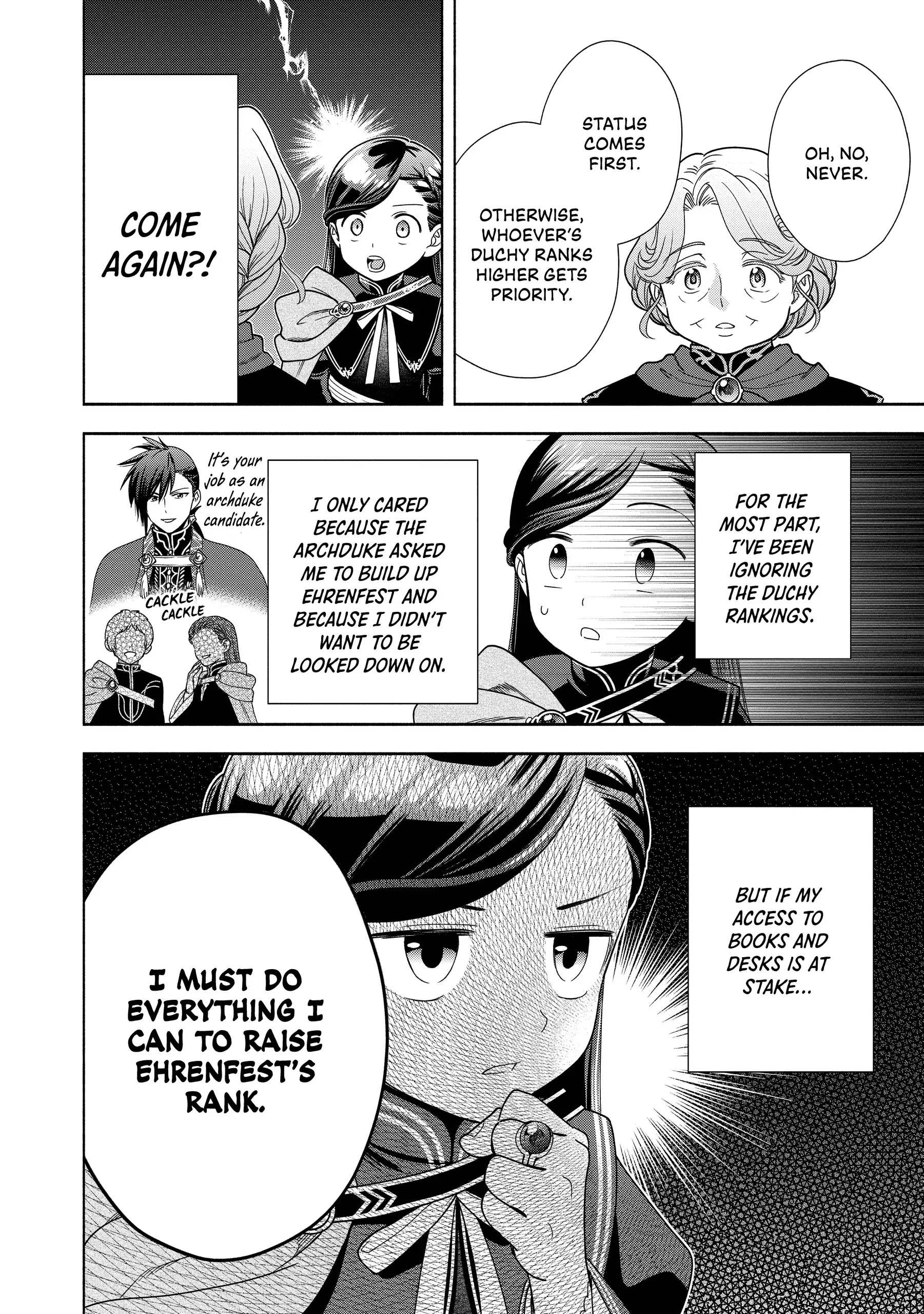 Honzuki No Gekokujou ~Shisho Ni Naru Tame Ni Wa Shudan Wo Erandeiraremasen~ Dai 4-Bu 「 Kizokuin No Toshokan Wo Sukuitai!」 Chapter 21 - page 10