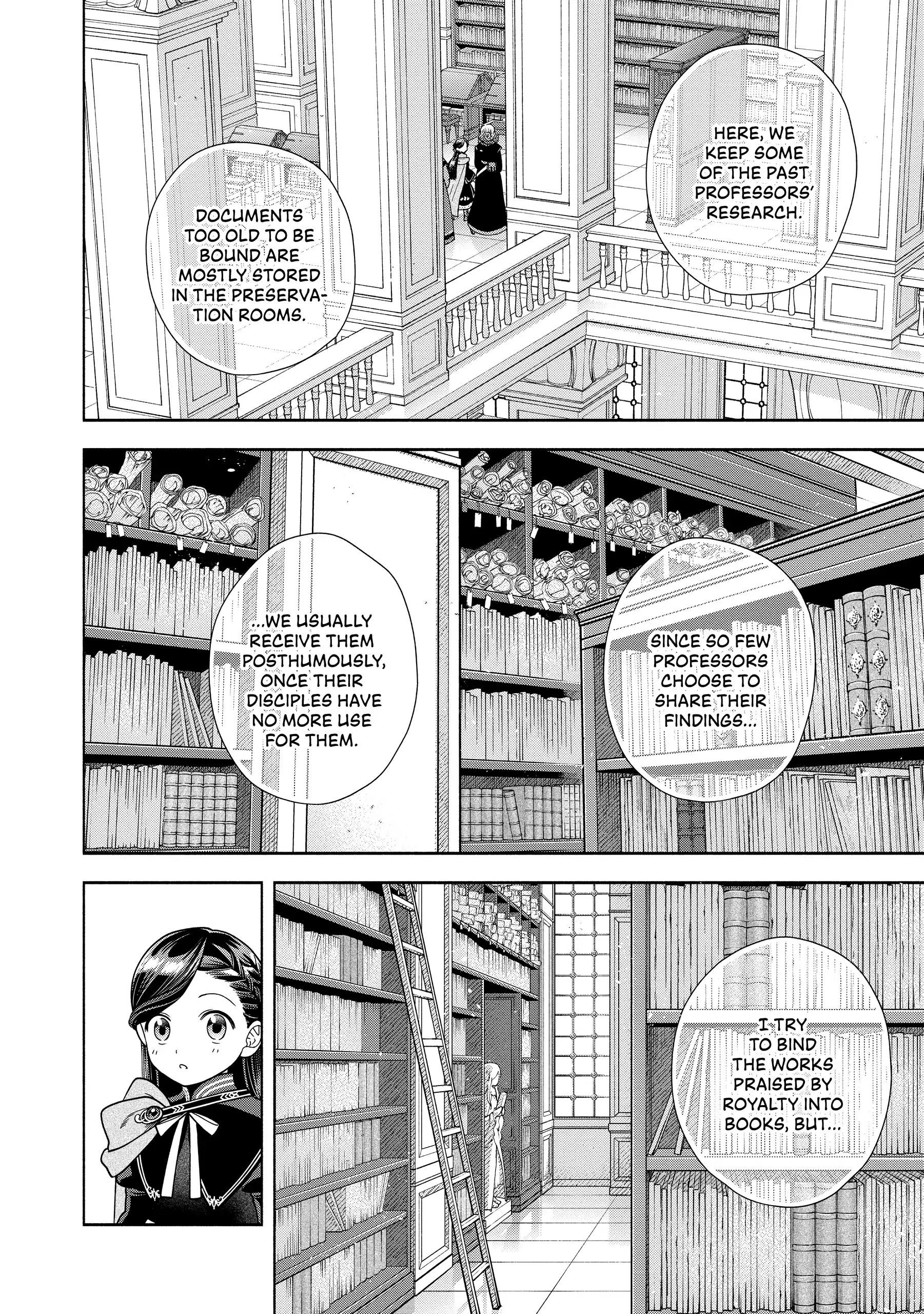 Honzuki No Gekokujou ~Shisho Ni Naru Tame Ni Wa Shudan Wo Erandeiraremasen~ Dai 4-Bu 「 Kizokuin No Toshokan Wo Sukuitai!」 Chapter 21 - page 12