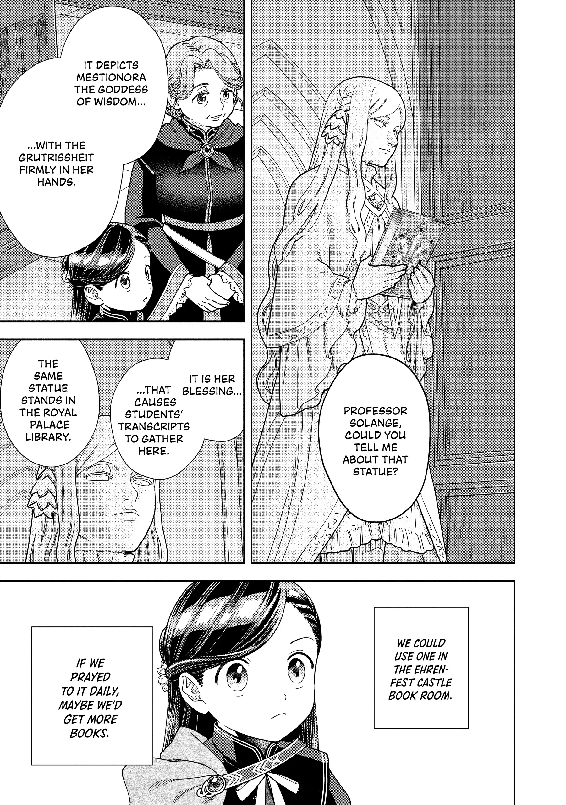 Honzuki No Gekokujou ~Shisho Ni Naru Tame Ni Wa Shudan Wo Erandeiraremasen~ Dai 4-Bu 「 Kizokuin No Toshokan Wo Sukuitai!」 Chapter 21 - page 13