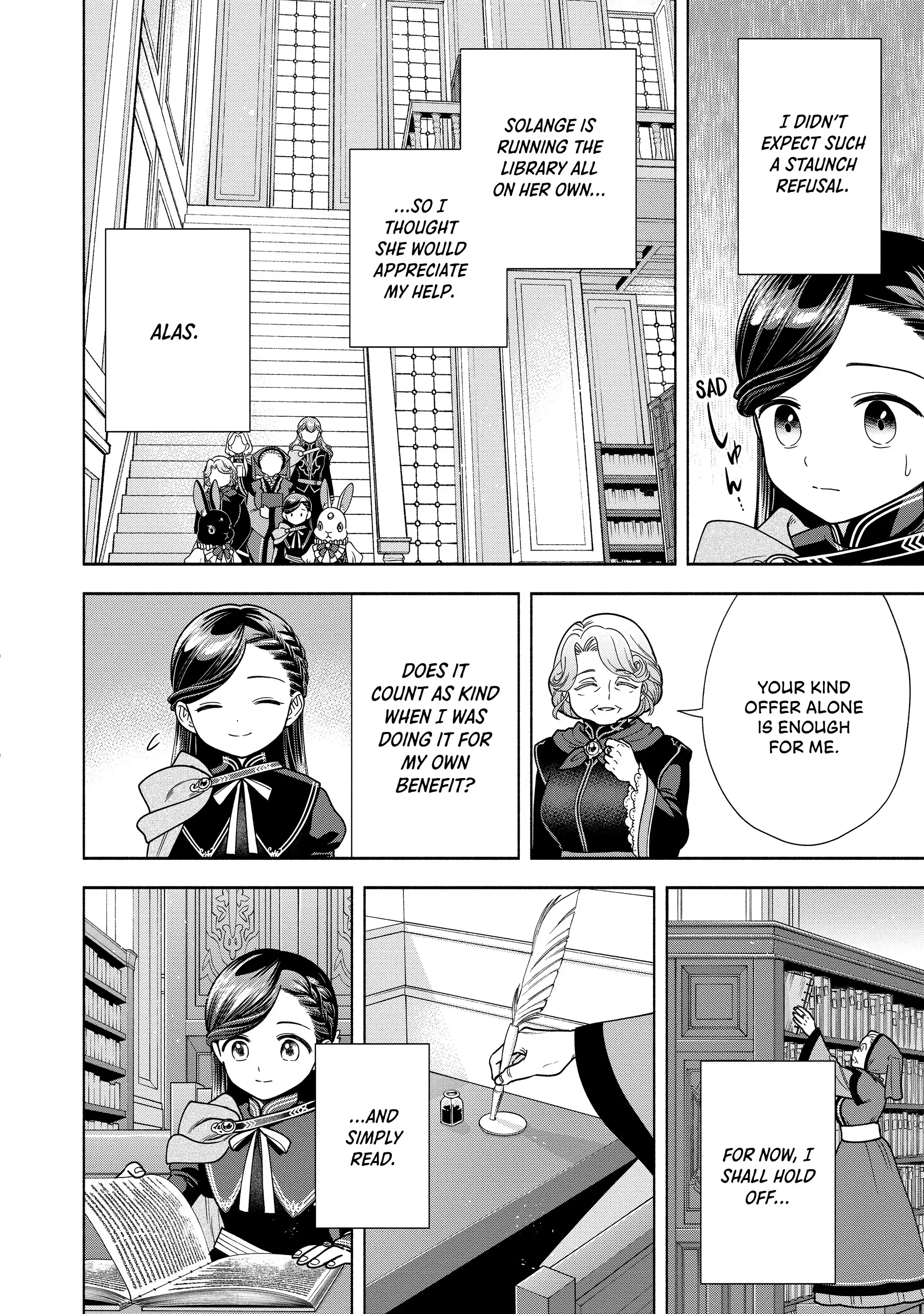 Honzuki No Gekokujou ~Shisho Ni Naru Tame Ni Wa Shudan Wo Erandeiraremasen~ Dai 4-Bu 「 Kizokuin No Toshokan Wo Sukuitai!」 Chapter 21 - page 18