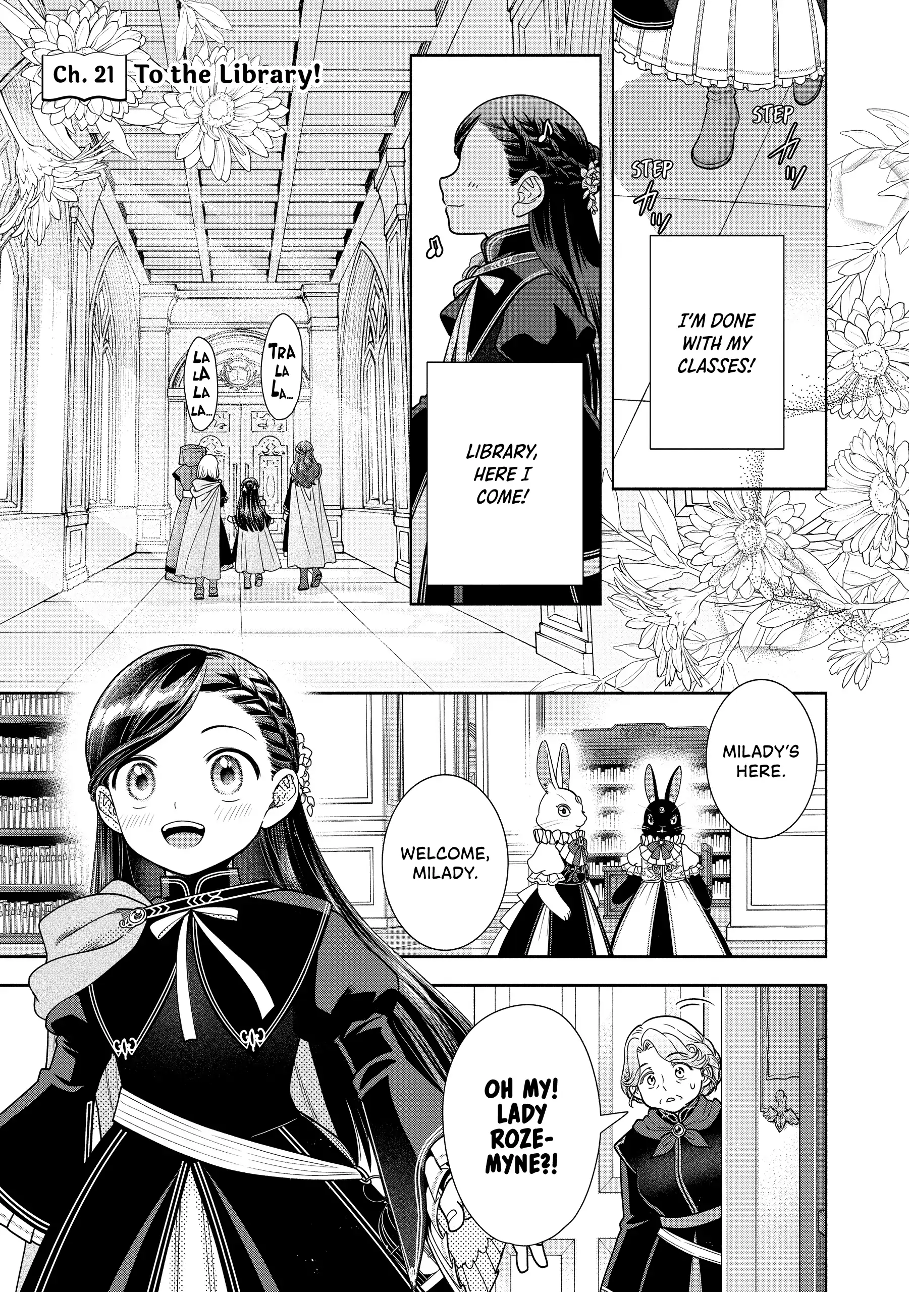 Honzuki No Gekokujou ~Shisho Ni Naru Tame Ni Wa Shudan Wo Erandeiraremasen~ Dai 4-Bu 「 Kizokuin No Toshokan Wo Sukuitai!」 Chapter 21 - page 1