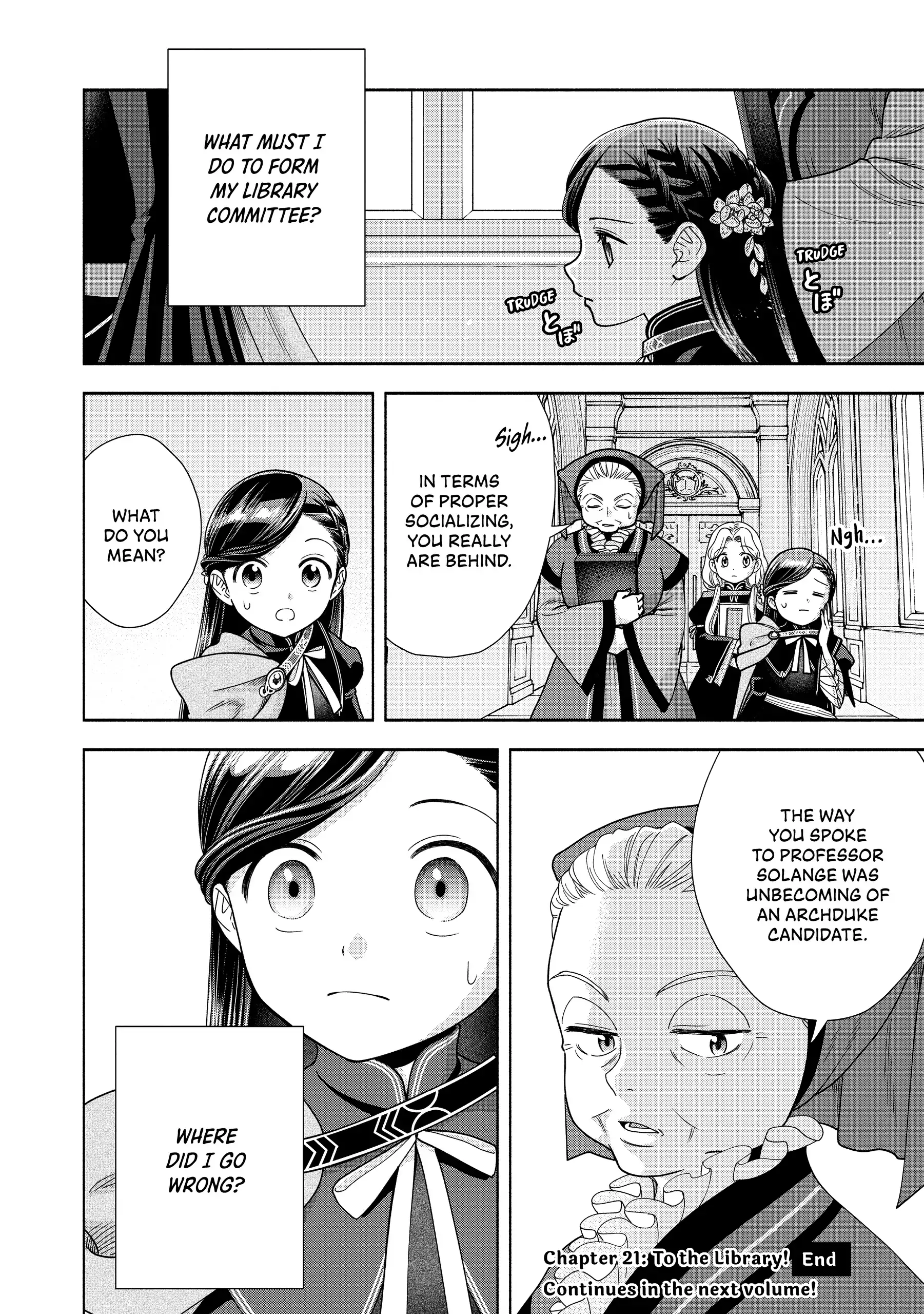 Honzuki No Gekokujou ~Shisho Ni Naru Tame Ni Wa Shudan Wo Erandeiraremasen~ Dai 4-Bu 「 Kizokuin No Toshokan Wo Sukuitai!」 Chapter 21 - page 20