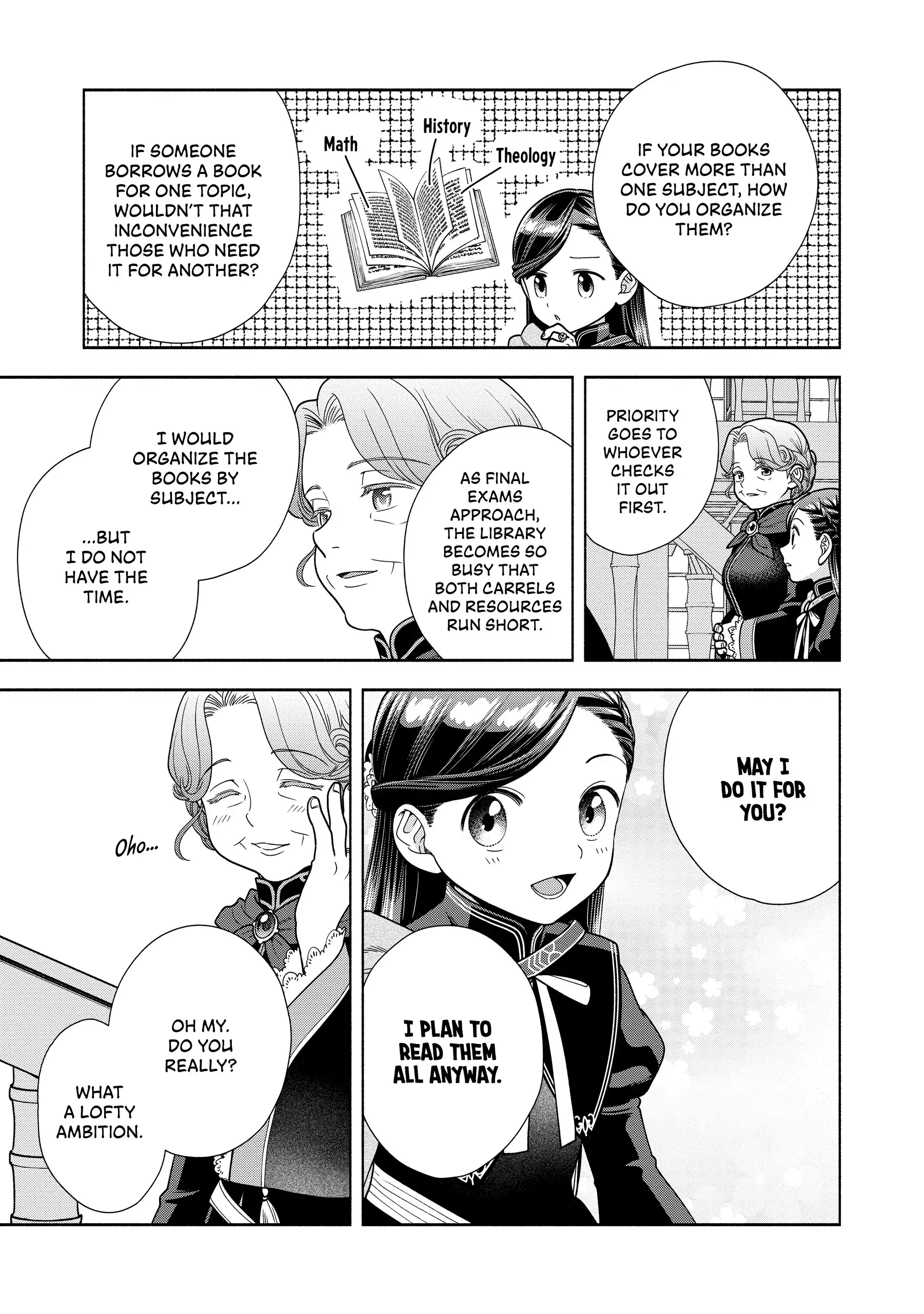 Honzuki No Gekokujou ~Shisho Ni Naru Tame Ni Wa Shudan Wo Erandeiraremasen~ Dai 4-Bu 「 Kizokuin No Toshokan Wo Sukuitai!」 Chapter 21 - page 5