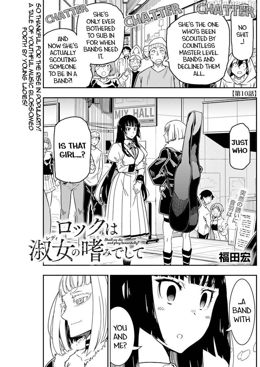 Rock Wa Shukujo No Tashinami De Shite Chapter 10 - page 1