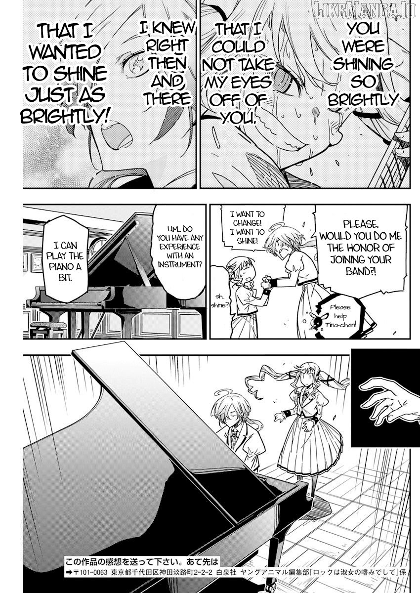 Rock Wa Shukujo No Tashinami De Shite Chapter 10 - page 17