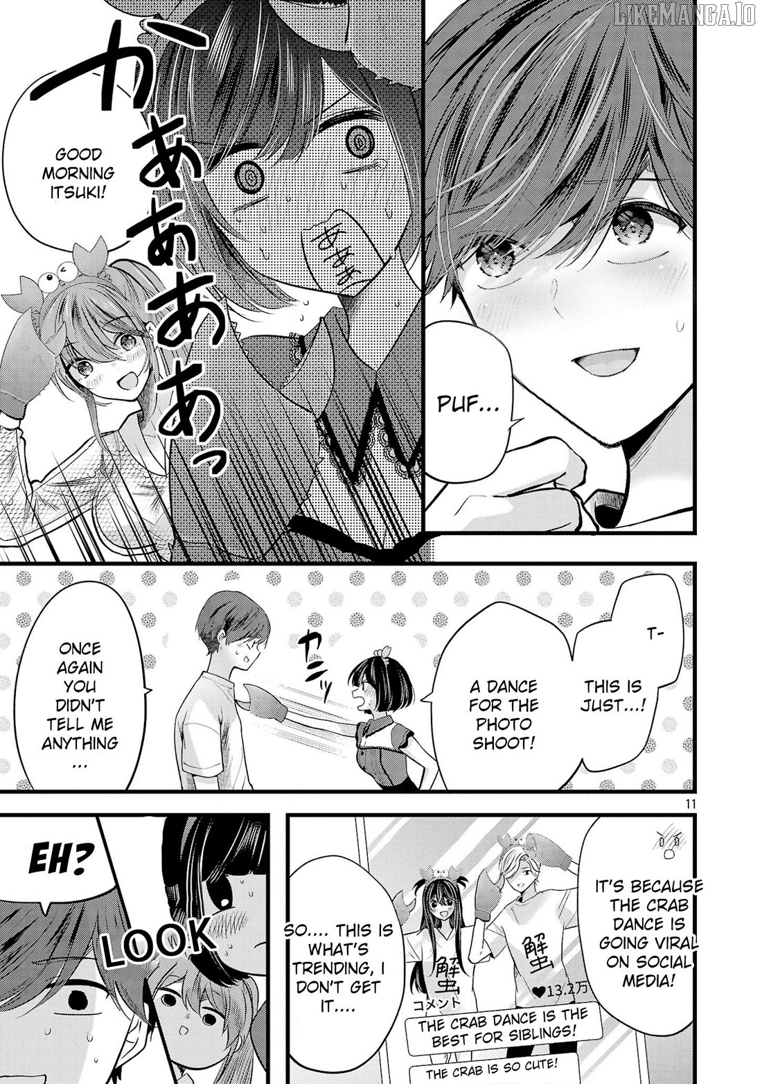 Kimi ni Koisuru Sanshimai Chapter 14 - page 12