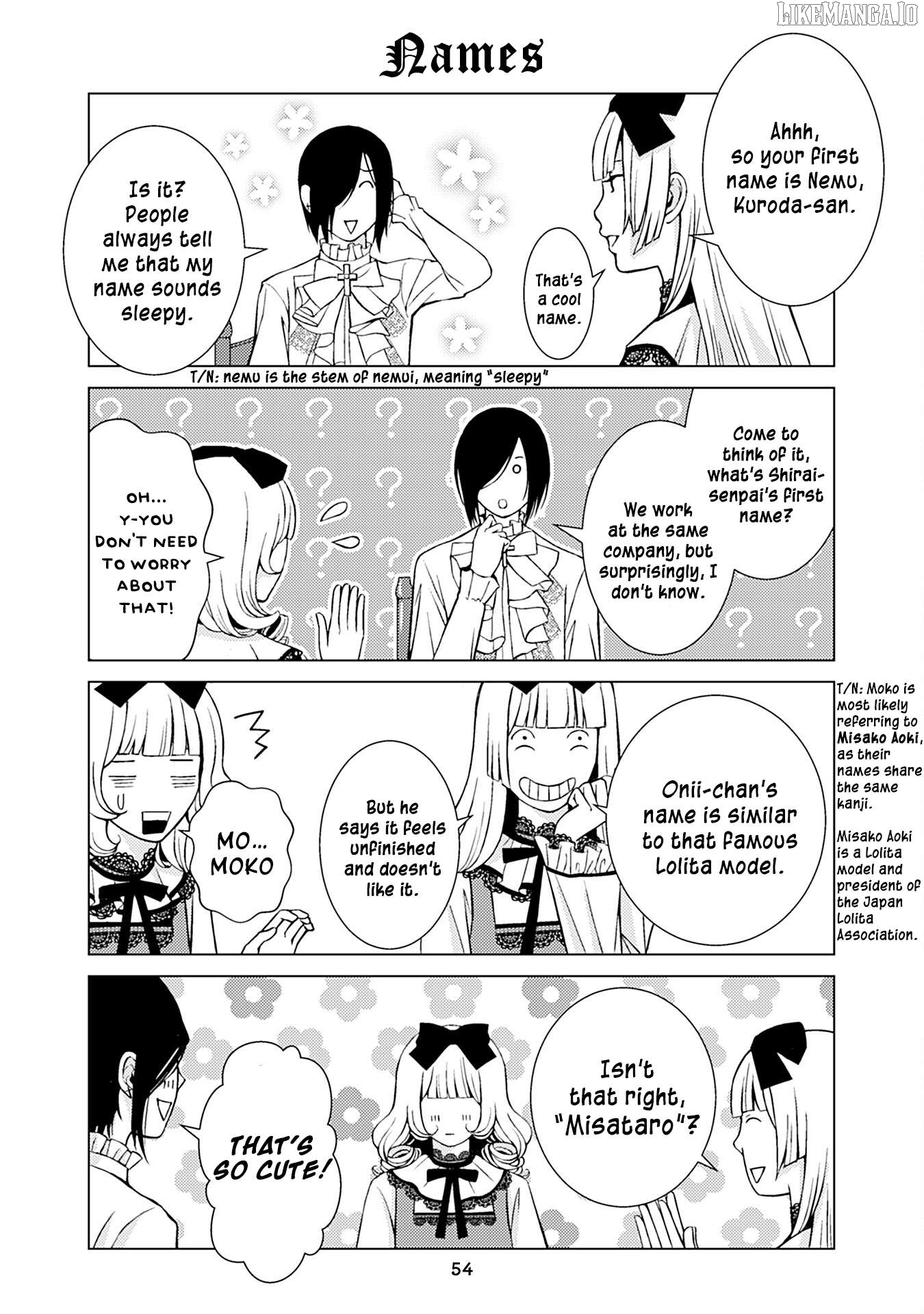 Goth Lady and Lolita Boy Chapter 52 - page 1