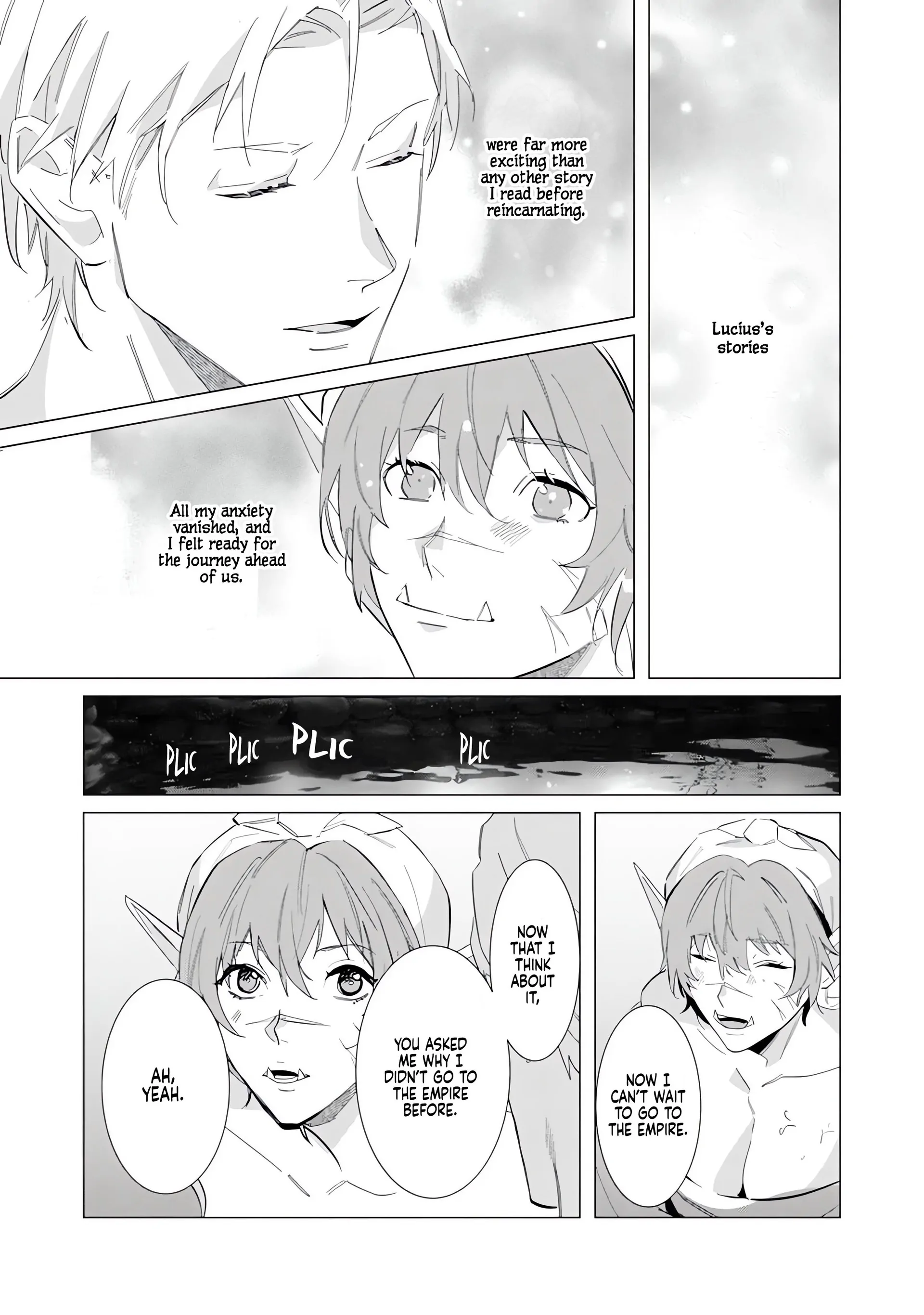 Hazure Shuzoku "Orc" ni Tensei shitara Saikyou Kishi-sama ni Torawaremashite Chapter 7 - page 12