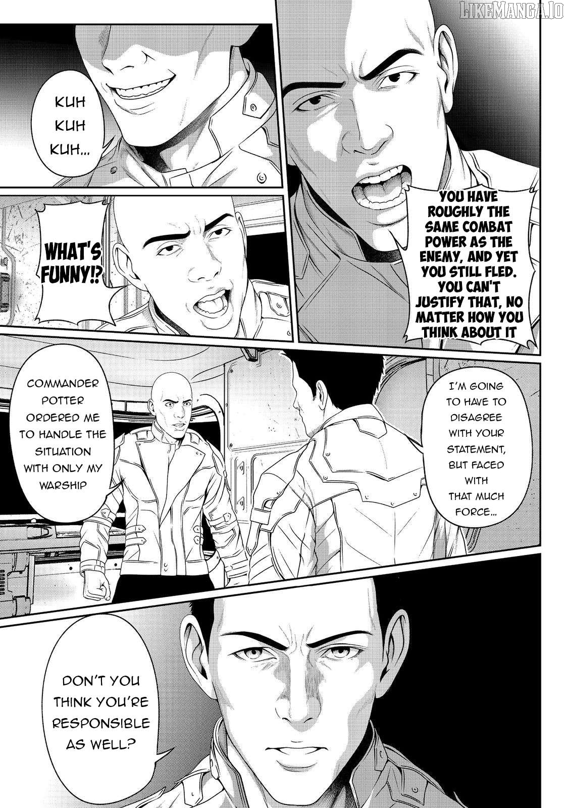 "Koko wa Makasete Sakini Ike!" wo shitai Shinitagari no Nozomanu Uchuu Gekokujou Chapter 6 - page 3