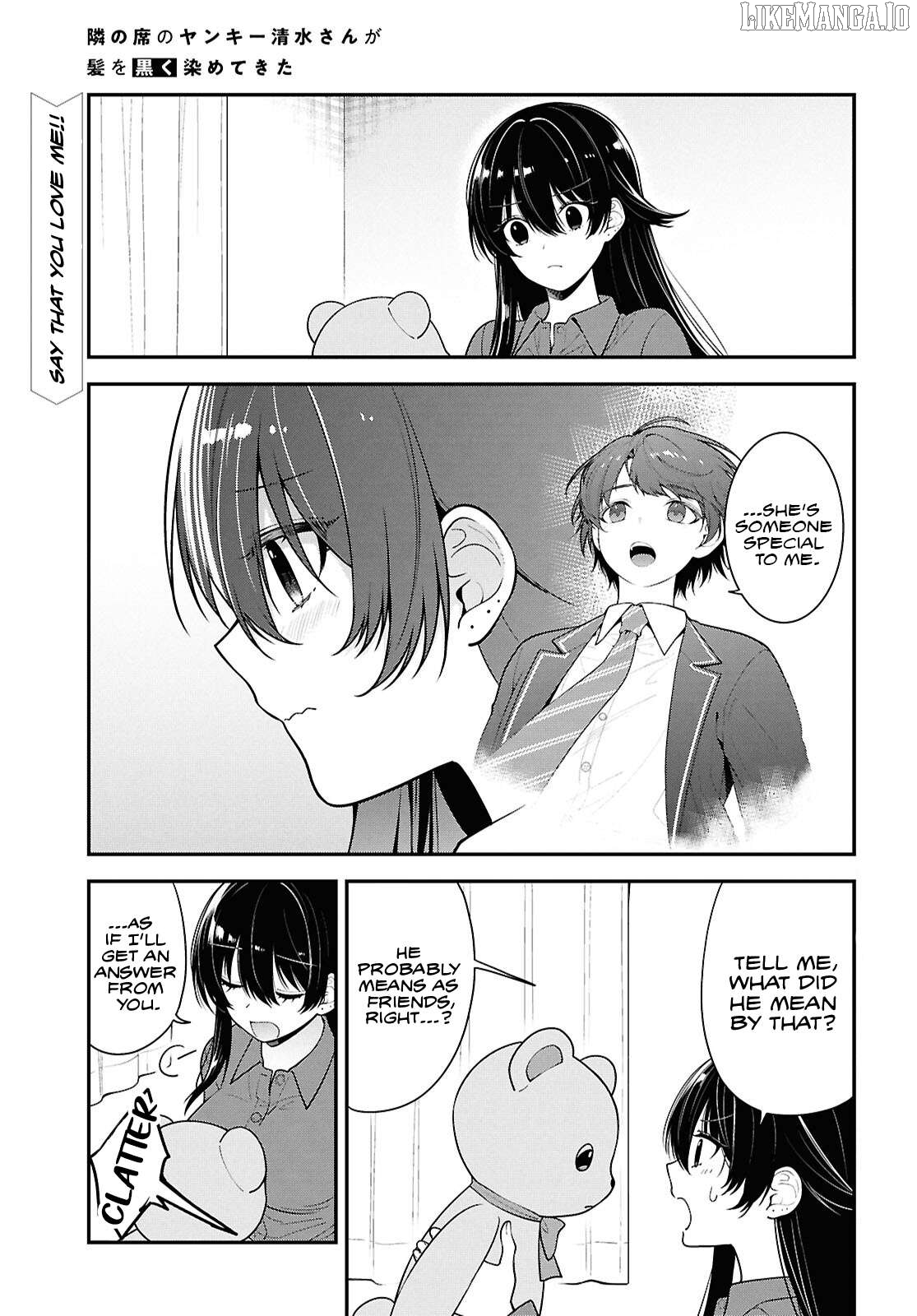 The Yankee Shimizu-san Sitting Next to Me Has Dyed Her Hair Black Chapter 10 - page 2