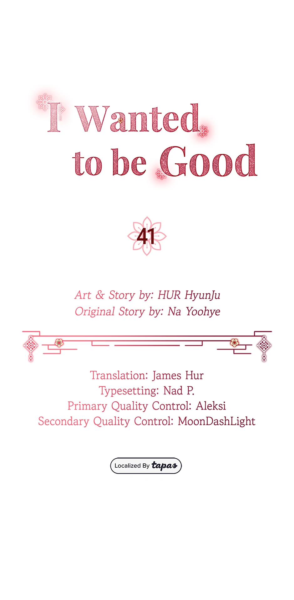 I Want to Live a Good Life Chapter 42 - page 1