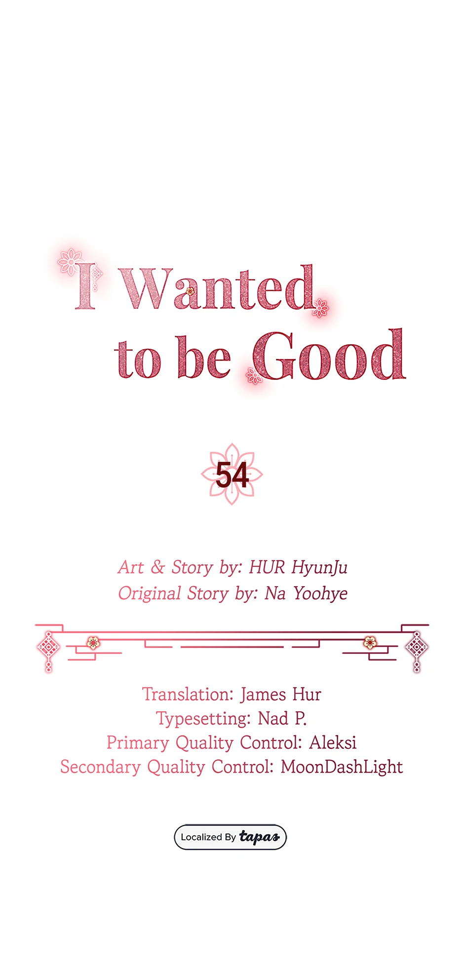 I Want to Live a Good Life Chapter 54 - page 1