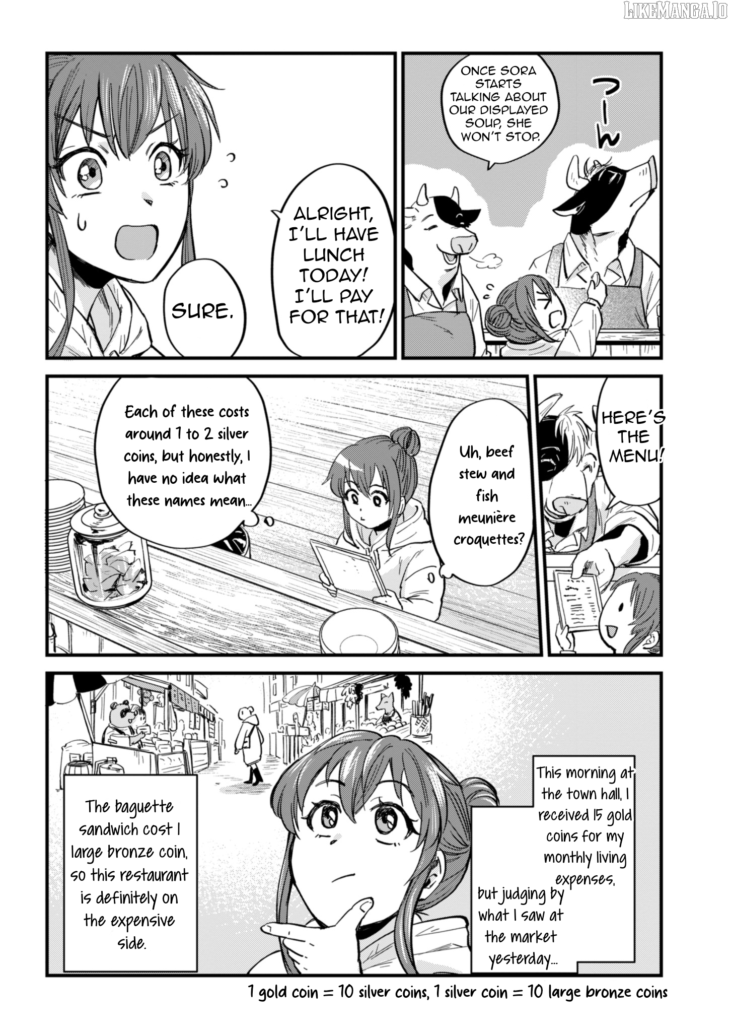 Tenkuu no Isekai Bistro-Ten - Kanban Musume Sorano ga Oishii Shiawase Todokemasu Chapter 1 - page 46