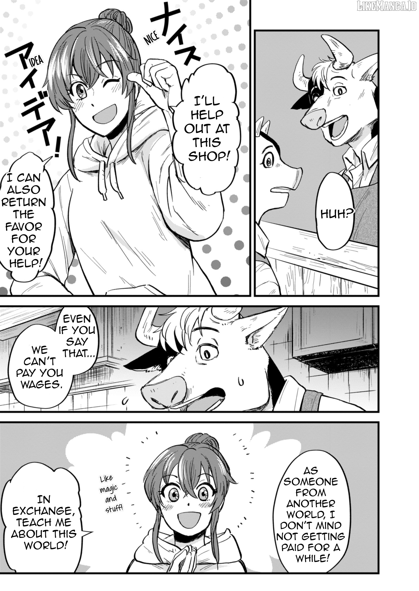 Tenkuu no Isekai Bistro-Ten - Kanban Musume Sorano ga Oishii Shiawase Todokemasu Chapter 1 - page 54