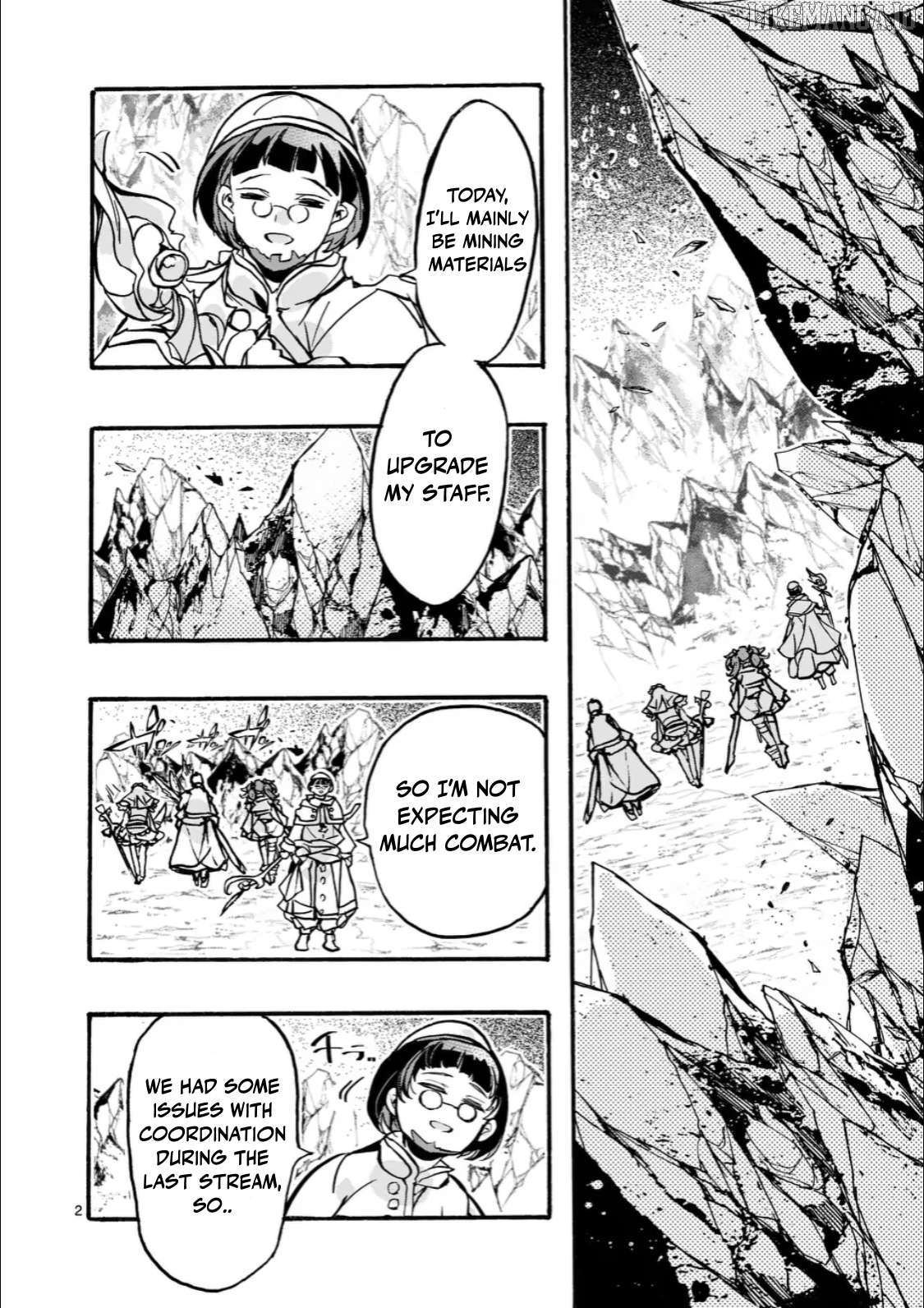 Yamiochi Yuusha no Haishin Haishin~Tsuihousare, Kakushi Boss Beya ni Hourikomareta Kekka, Boss to Tansakushagari Haishin wo Hajimeru~@comic Chapter 9.1 - page 2