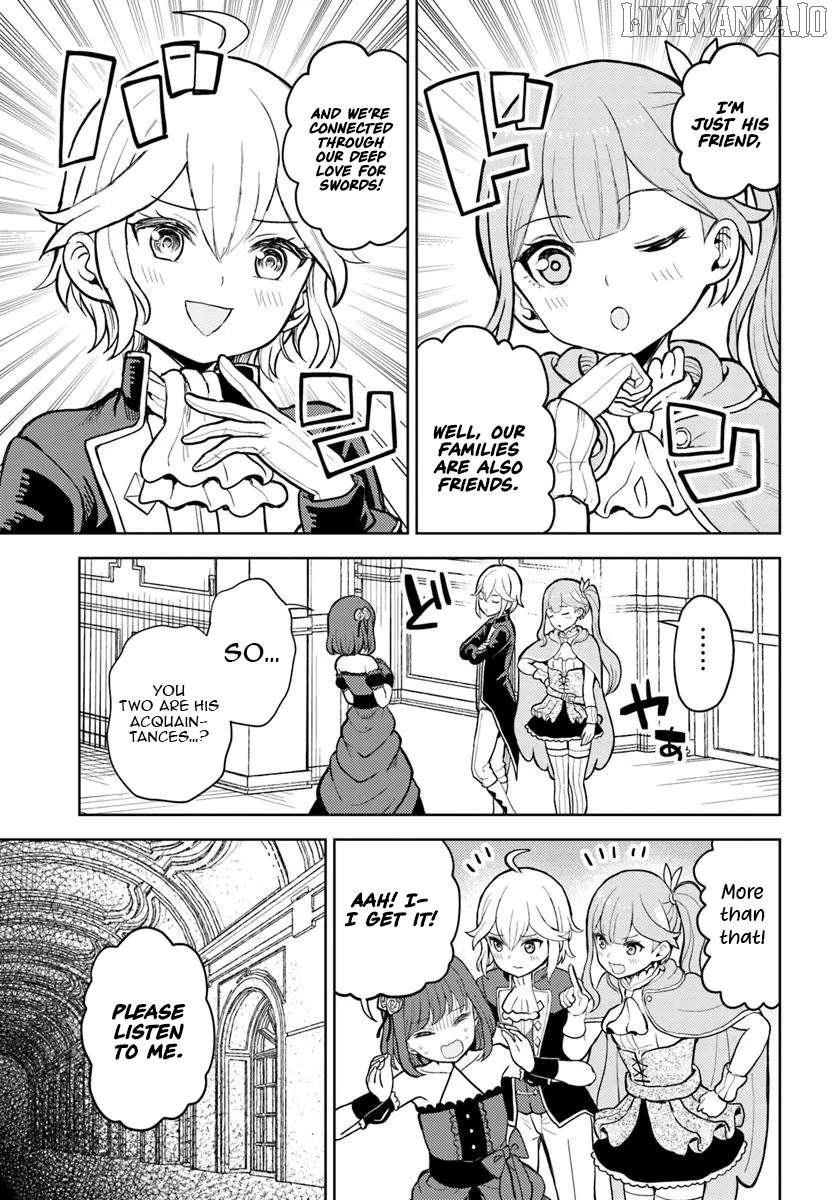 I was reincarnated as the villain with evil eyes, so I aim to be a mob character Chapter 11.1 - page 6