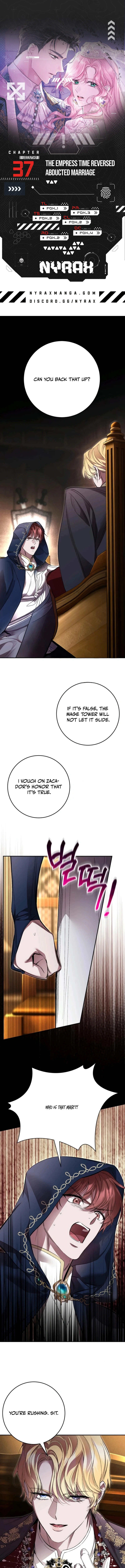 The empresss time reversed abducted marriage Chapter 37 - page 1