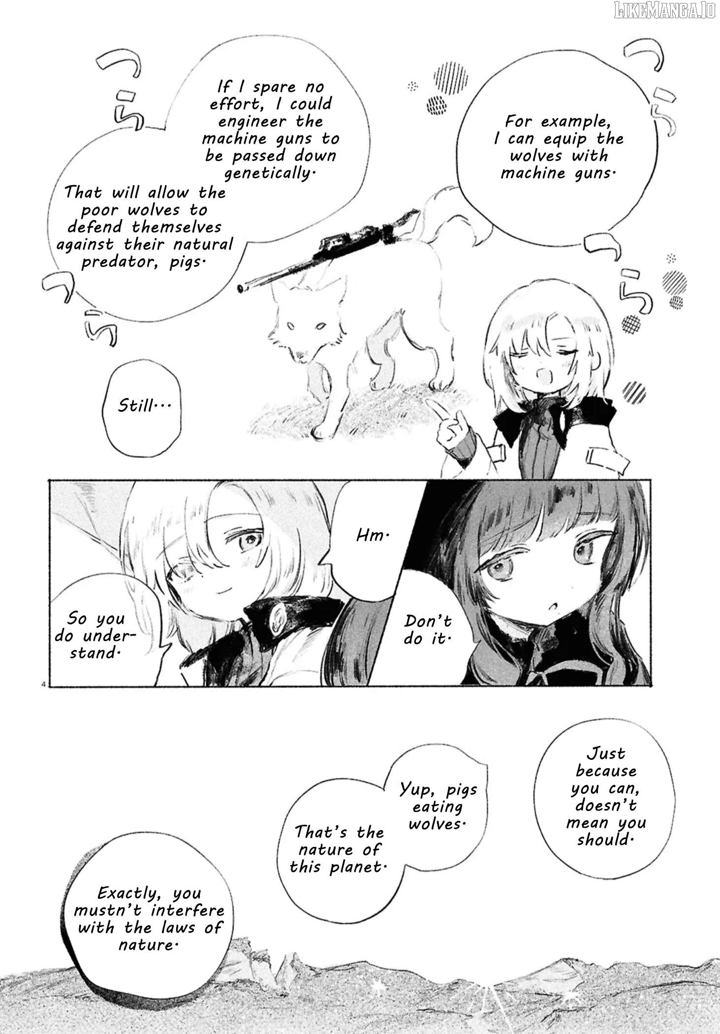Shoujo Seikan Hyouryuuki Chapter 8 - page 4