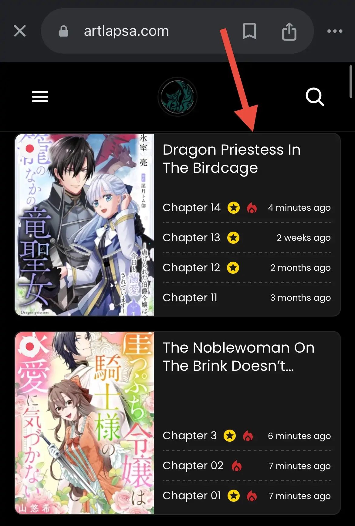 Dragon priestess in the birdcage Chapter 11 - page 1