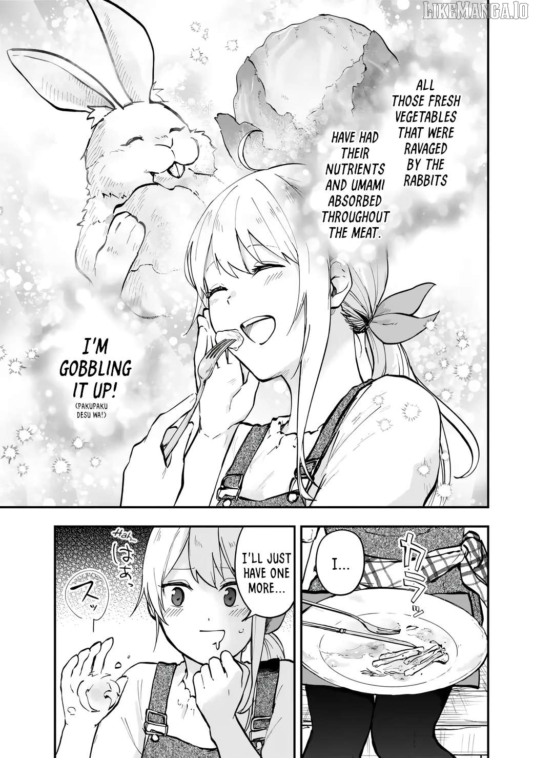 [Pakupaku desu wa] Tsuihousareta Ojou-sama no "Monster wo Taberu Hodo Tsuyoku Naru" Skill wa, 1-shoku de 1 Level Up suru Zendaimimon no Saikyou Skill deshita. 3-nichi de Jinrui Saikyou ni narimashita wa~! Chapter 9 - page 31