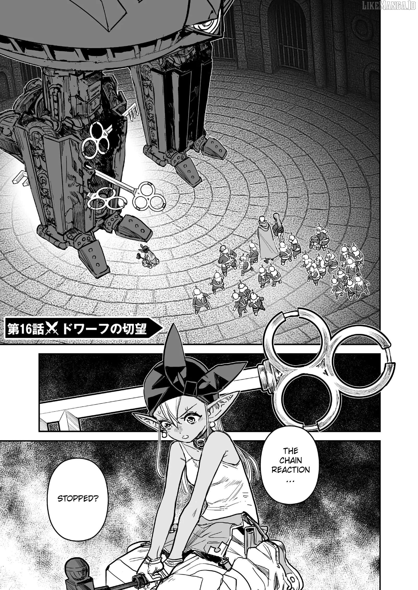 Abandoned: The Hero Who's So Strong He Breaks Every Weapon and The Elf Blacksmith Chapter 16 - page 1