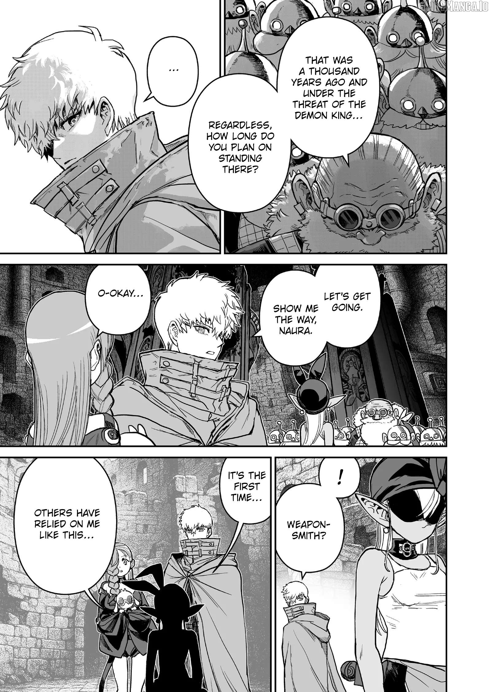 Abandoned: The Hero Who's So Strong He Breaks Every Weapon and The Elf Blacksmith Chapter 16 - page 7