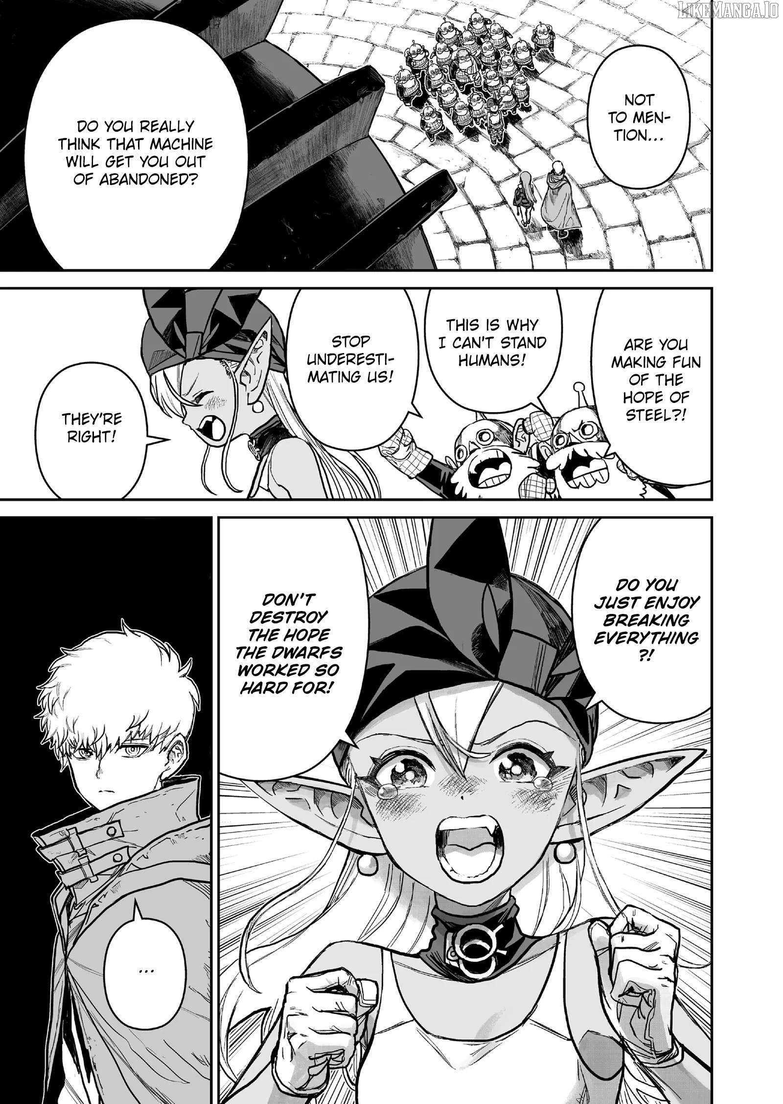 Abandoned: The Hero Who's So Strong He Breaks Every Weapon and The Elf Blacksmith Chapter 16 - page 9