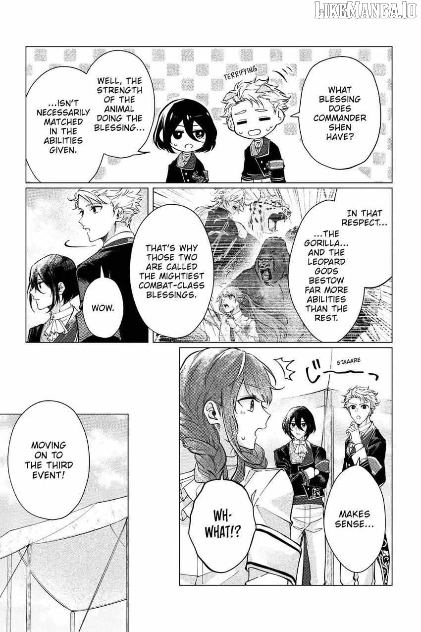 The young lady, who was blessed by the Gorilla God, is adored in the Royal Knight Order. Chapter 19 - page 23