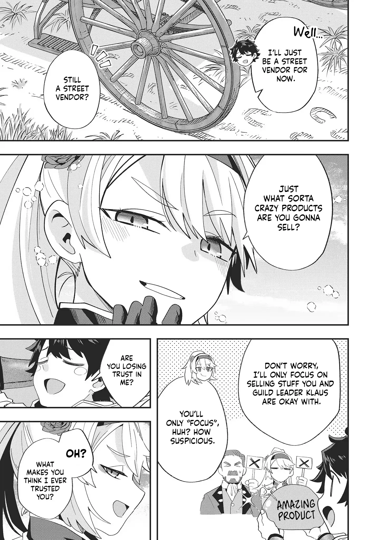 Muteki Shounin no Isekai Nariagari Monogatari ~Gendai no Seihin o Jizai ni Toriyoseru Sukiru ga Aru Node Isekai de wa Rakushoudesu~ Chapter 15 - page 29