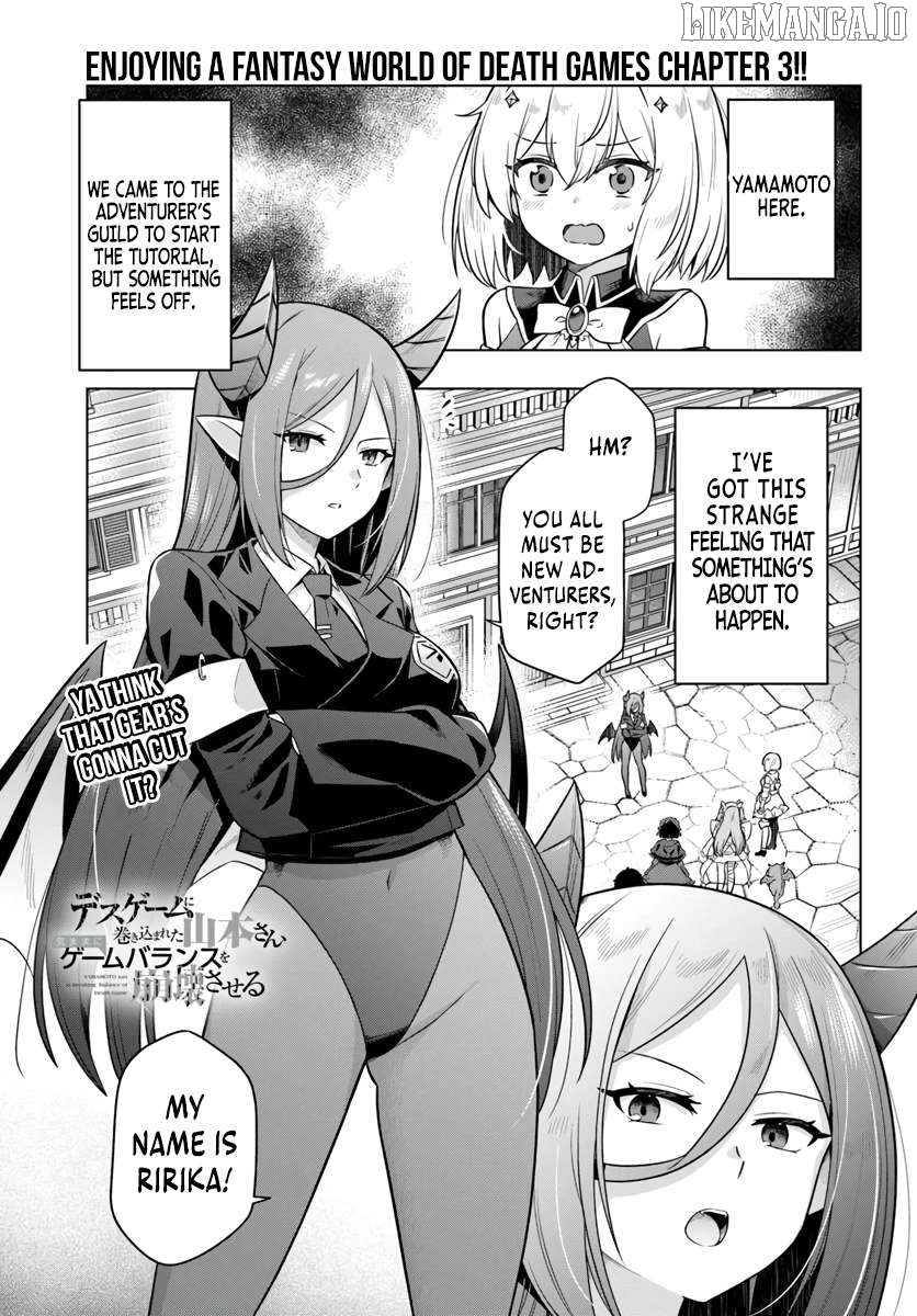 Desugemu Ni Makikomareta Yamamoto-san, Kimama Ni Gemu Baransu Wo Hokai Saseru Chapter 3 - page 2