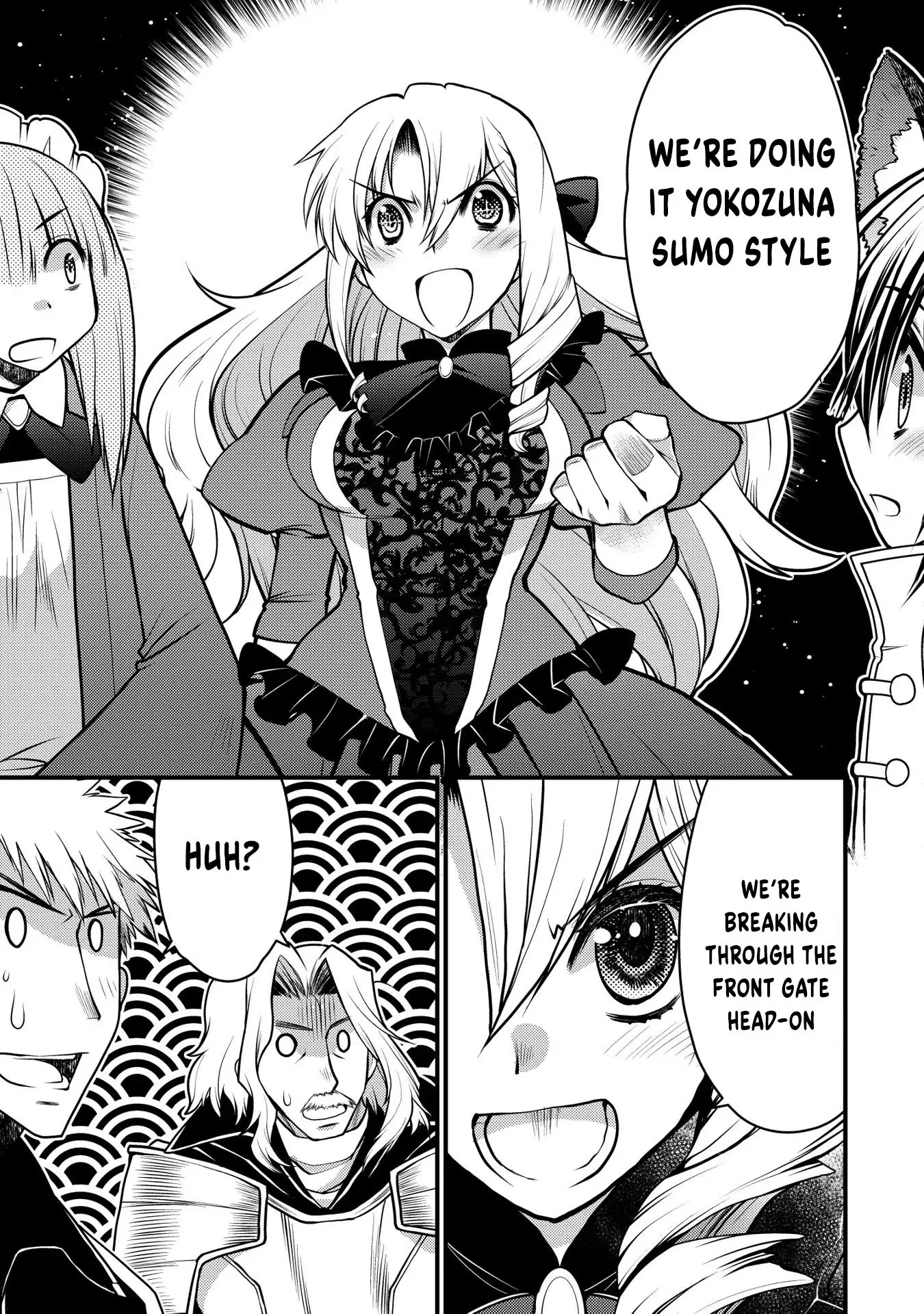 Oozumou Reijou ~Seijo ni Hirateuchi wo Kuratta Shunkan Sumou Budatta Zense wo Omoidashita Akuyaku Reijou no Watashi wa sute Neko Ouji ni Chanko wo Furumaitai Haadosukoidosukoi~ Chapter 10 - page 12