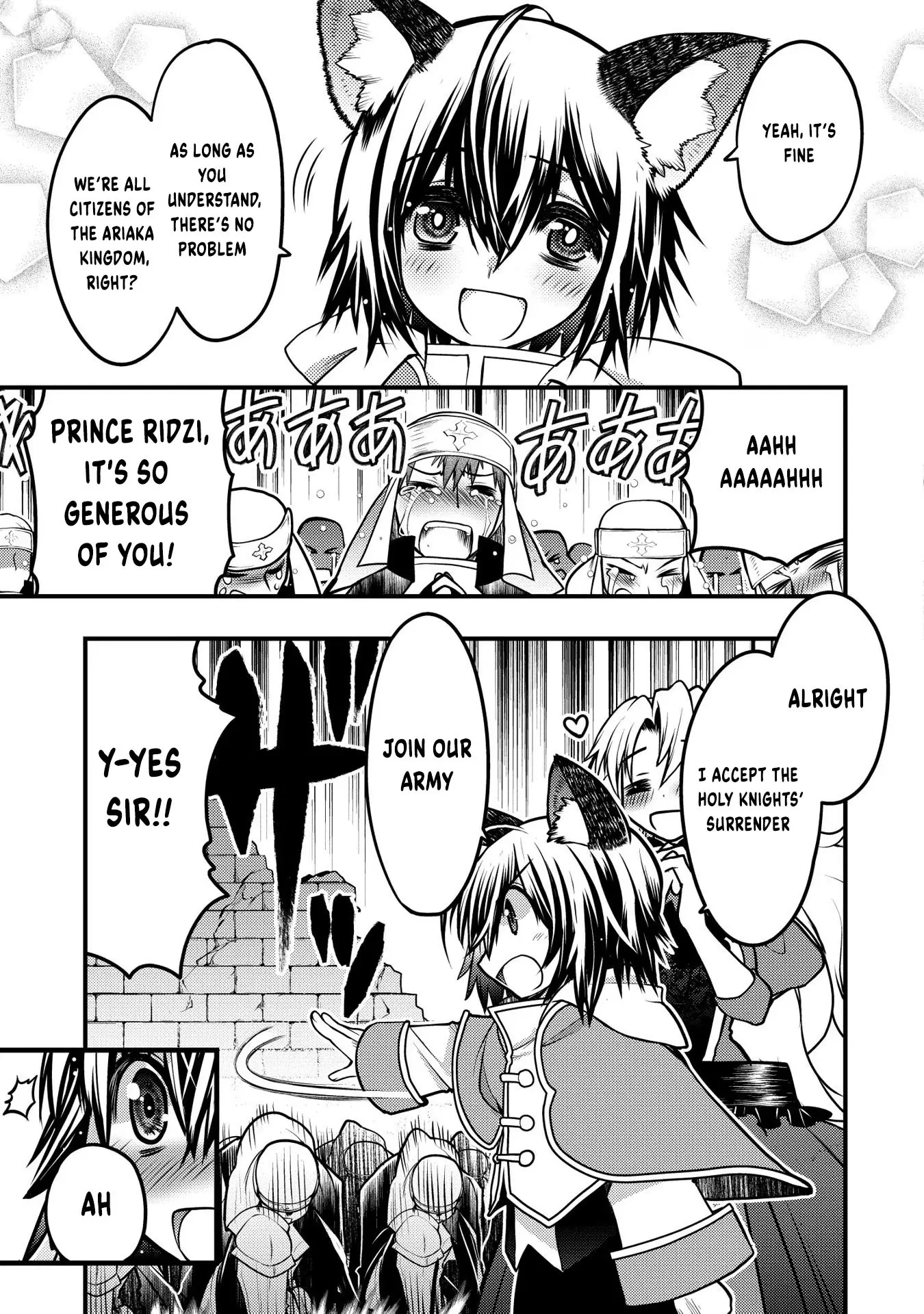 Oozumou Reijou ~Seijo ni Hirateuchi wo Kuratta Shunkan Sumou Budatta Zense wo Omoidashita Akuyaku Reijou no Watashi wa sute Neko Ouji ni Chanko wo Furumaitai Haadosukoidosukoi~ Chapter 10 - page 38