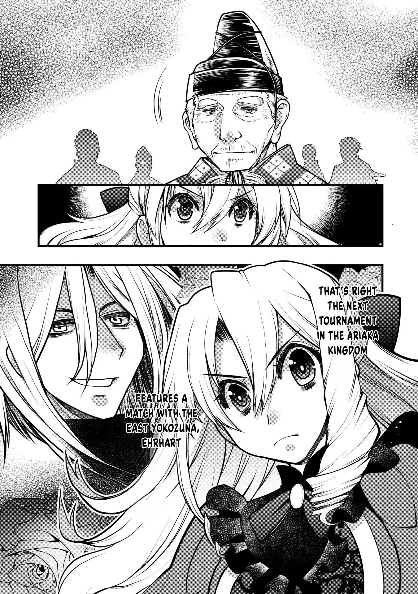 Oozumou Reijou ~Seijo ni Hirateuchi wo Kuratta Shunkan Sumou Budatta Zense wo Omoidashita Akuyaku Reijou no Watashi wa sute Neko Ouji ni Chanko wo Furumaitai Haadosukoidosukoi~ Chapter 10 - page 44