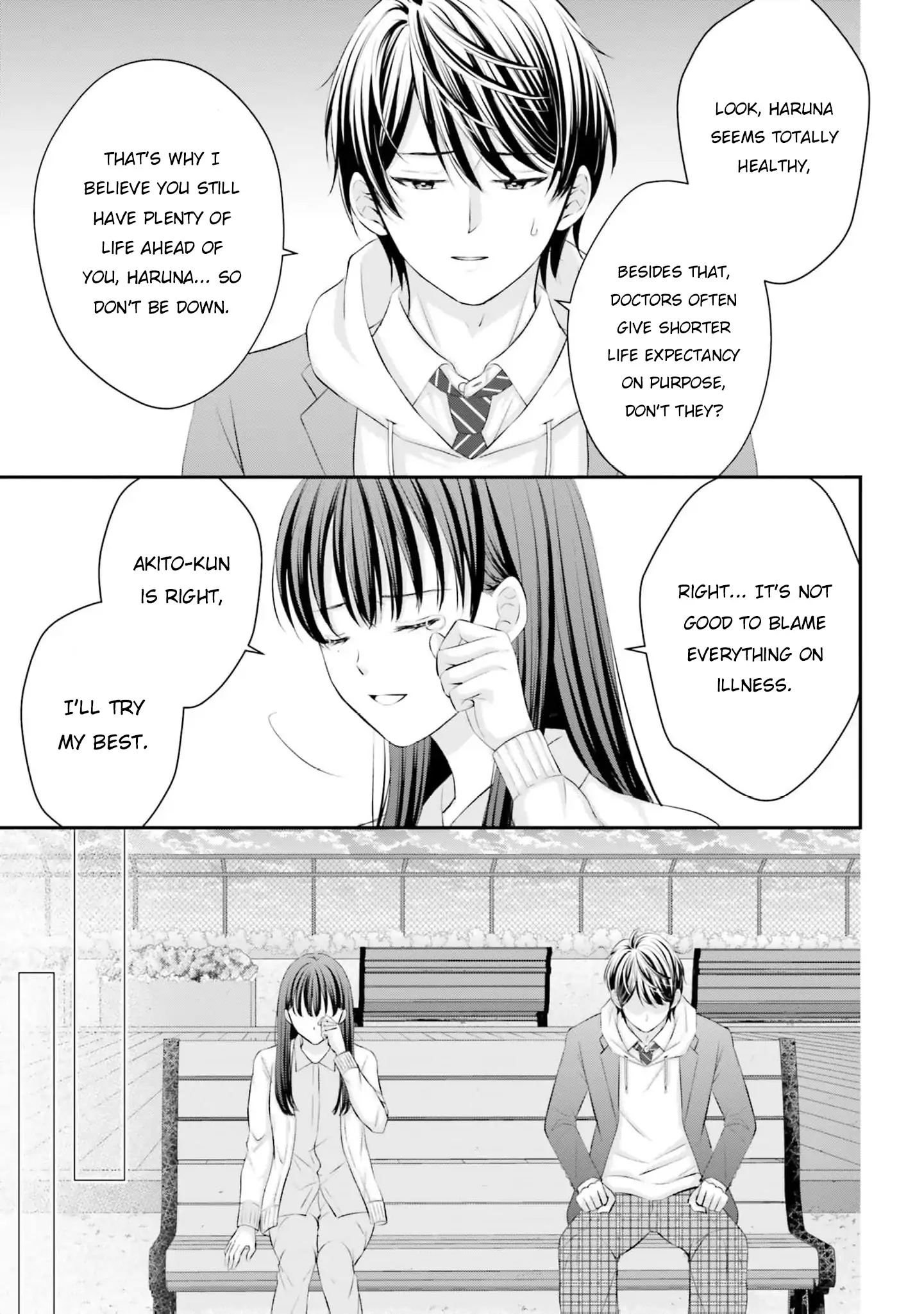 Yomei Ichinen to Senkokusareta Boku ga, Yomei Hantoshi no Kimi to Deatta Hanashi Chapter 8 - page 13