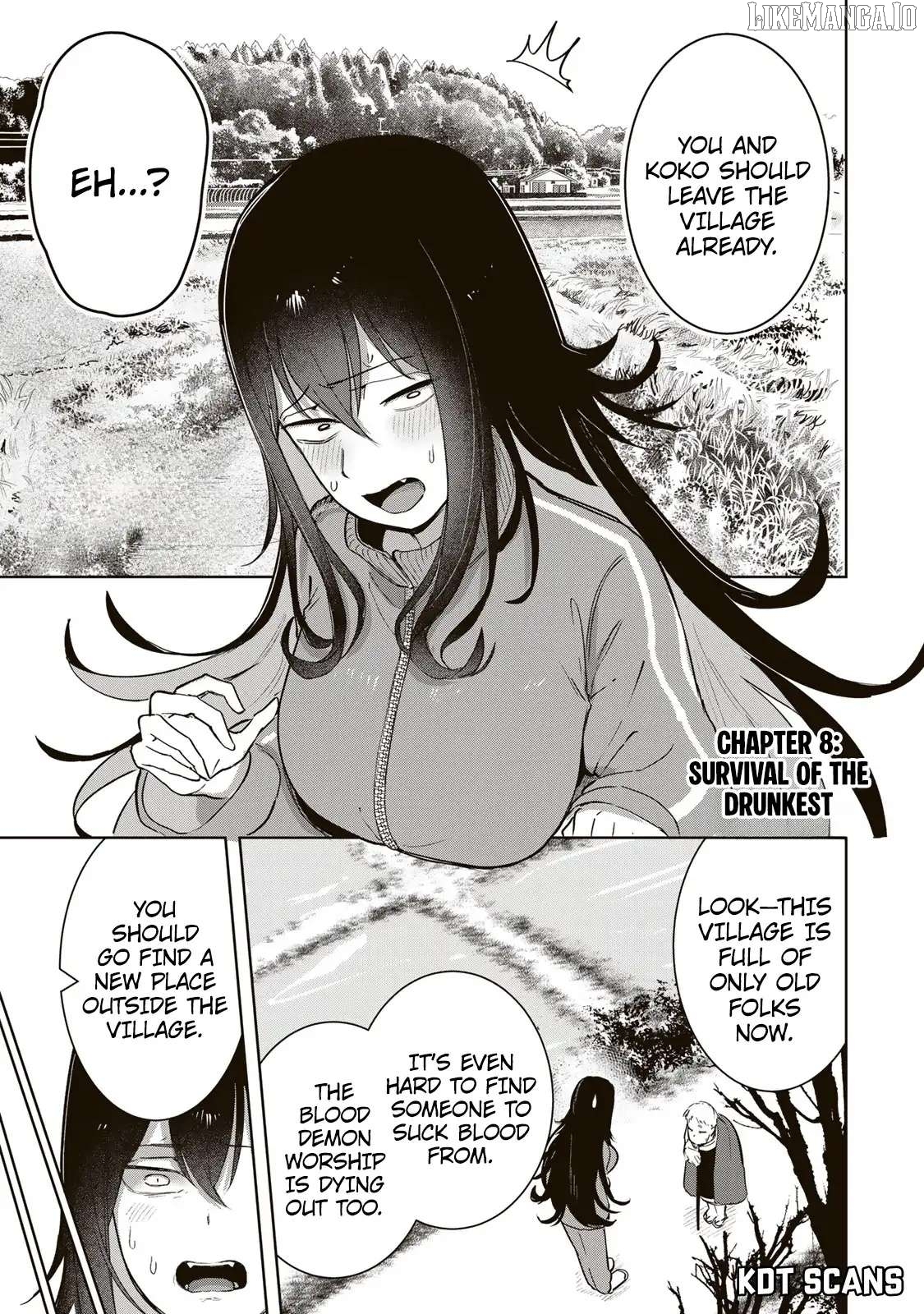 Kyuuketsuki-san wa Chitoraretai Chapter 8 - page 2