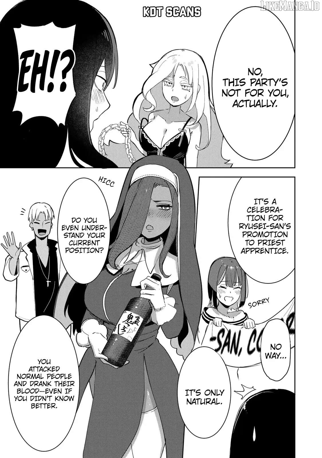 Kyuuketsuki-san wa Chitoraretai Chapter 8 - page 4