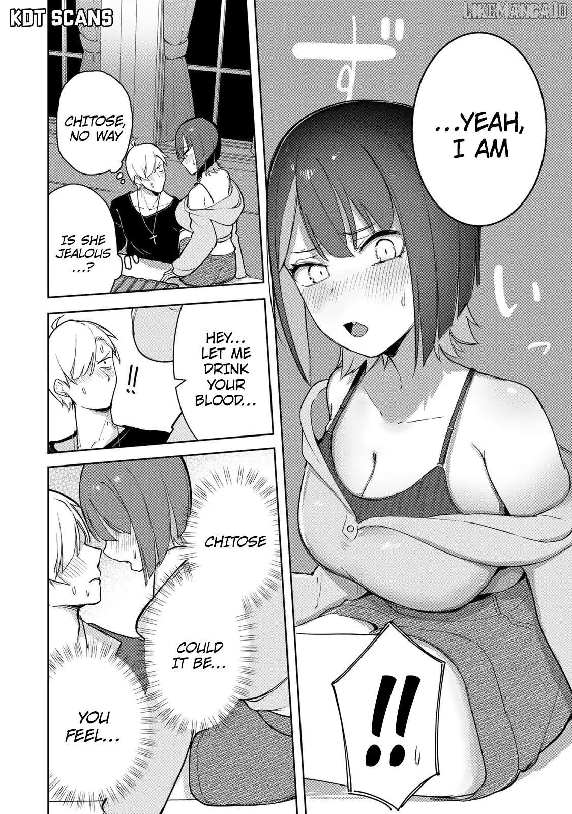 Kyuuketsuki-san wa Chitoraretai Chapter 9 - page 13