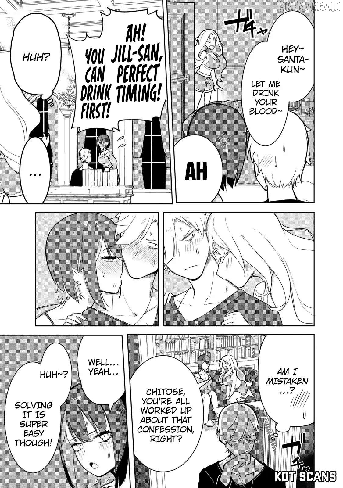 Kyuuketsuki-san wa Chitoraretai Chapter 9 - page 14