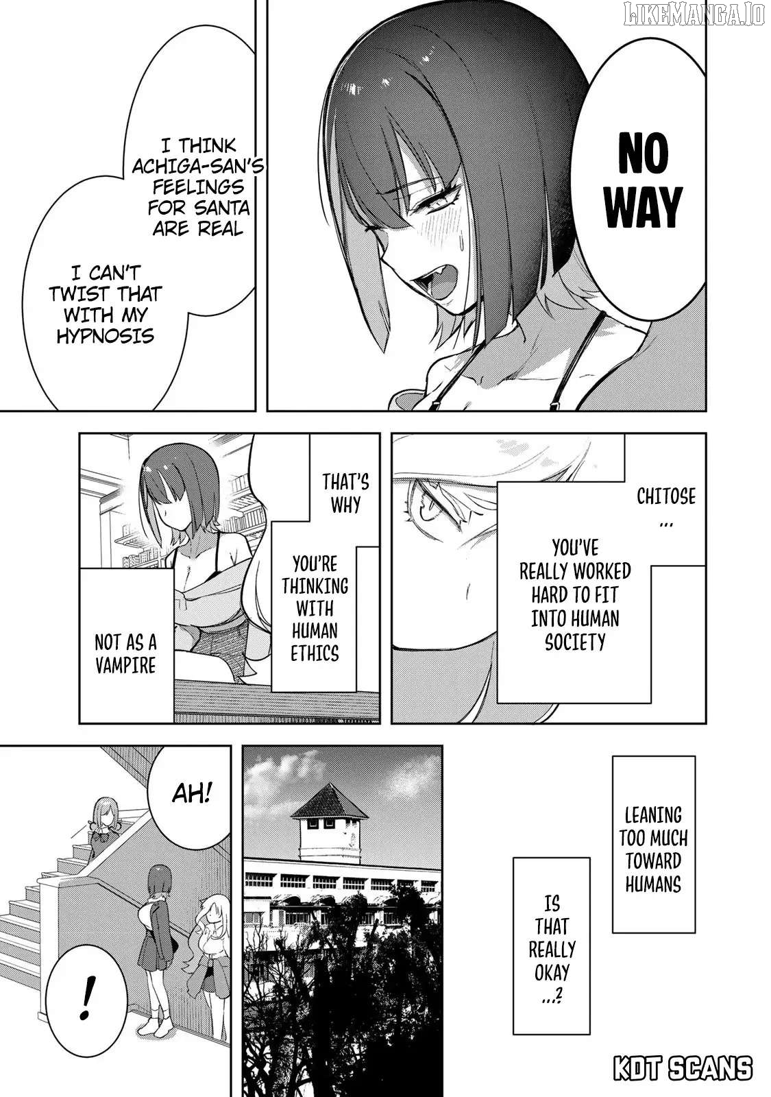 Kyuuketsuki-san wa Chitoraretai Chapter 9 - page 16