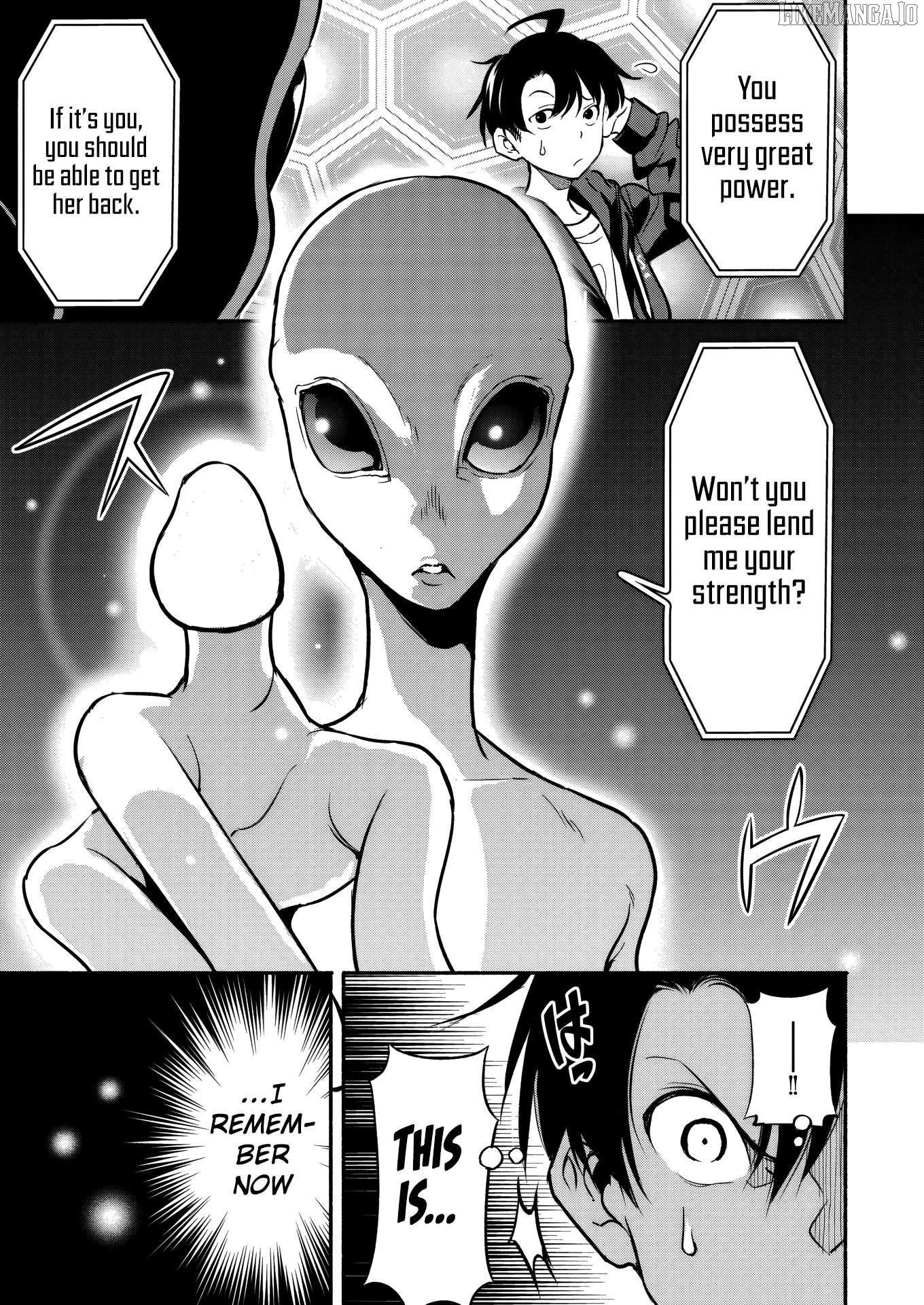 Isekai kara kikan shitara chikyuu mo kanari fantajiu deshita. Ato, makeheroin-domo kocchi minna. Chapter 5 - page 12