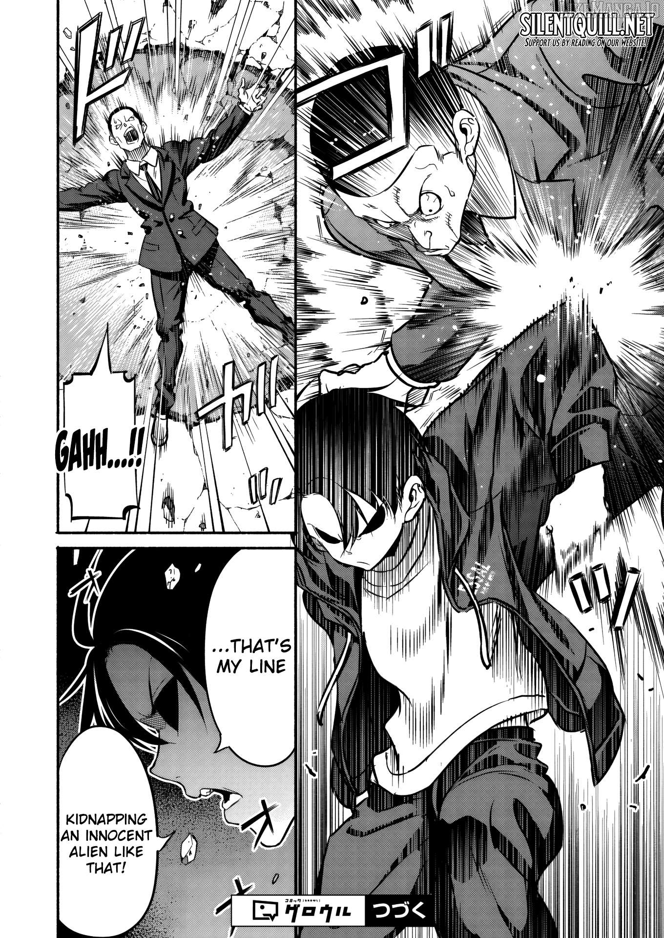Isekai kara kikan shitara chikyuu mo kanari fantajiu deshita. Ato, makeheroin-domo kocchi minna. Chapter 5 - page 21