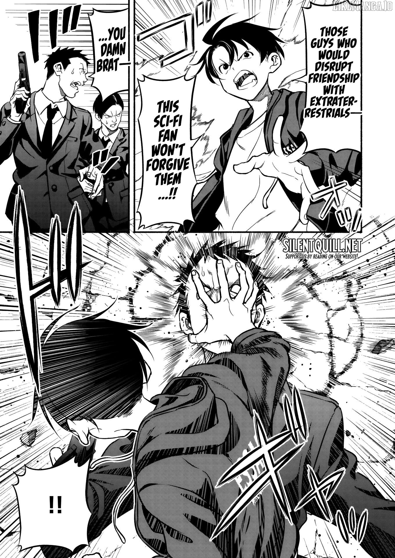 Isekai kara kikan shitara chikyuu mo kanari fantajiu deshita. Ato, makeheroin-domo kocchi minna. Chapter 5 - page 23