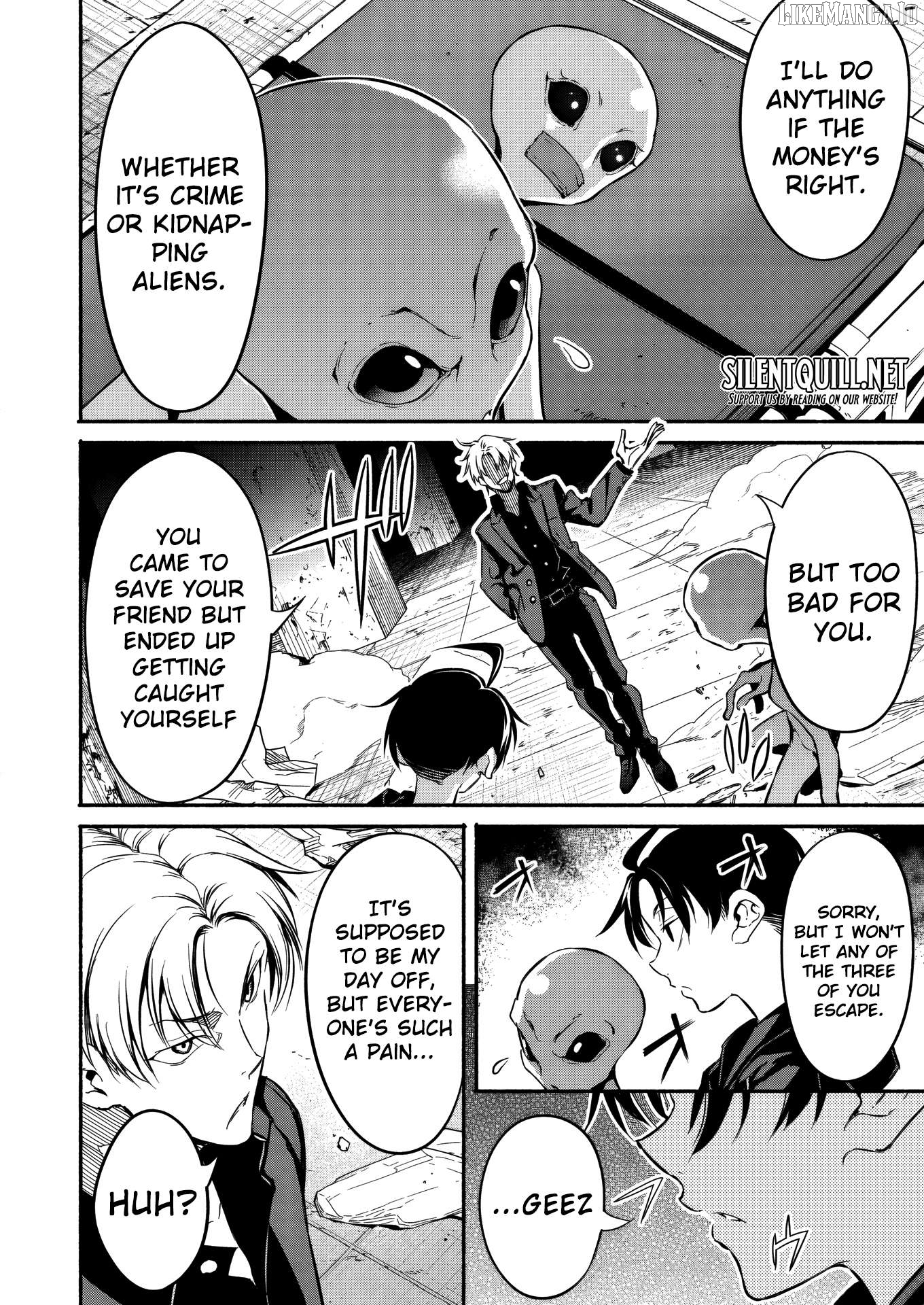 Isekai kara kikan shitara chikyuu mo kanari fantajiu deshita. Ato, makeheroin-domo kocchi minna. Chapter 5 - page 29