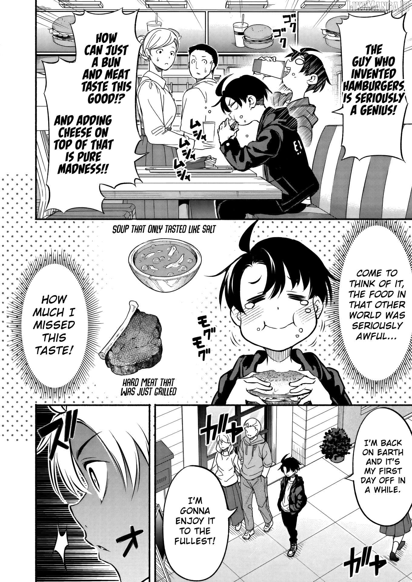 Isekai kara kikan shitara chikyuu mo kanari fantajiu deshita. Ato, makeheroin-domo kocchi minna. Chapter 5 - page 3